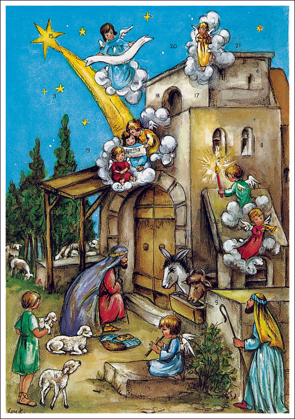 By The Stables - Poster Advent Calendar