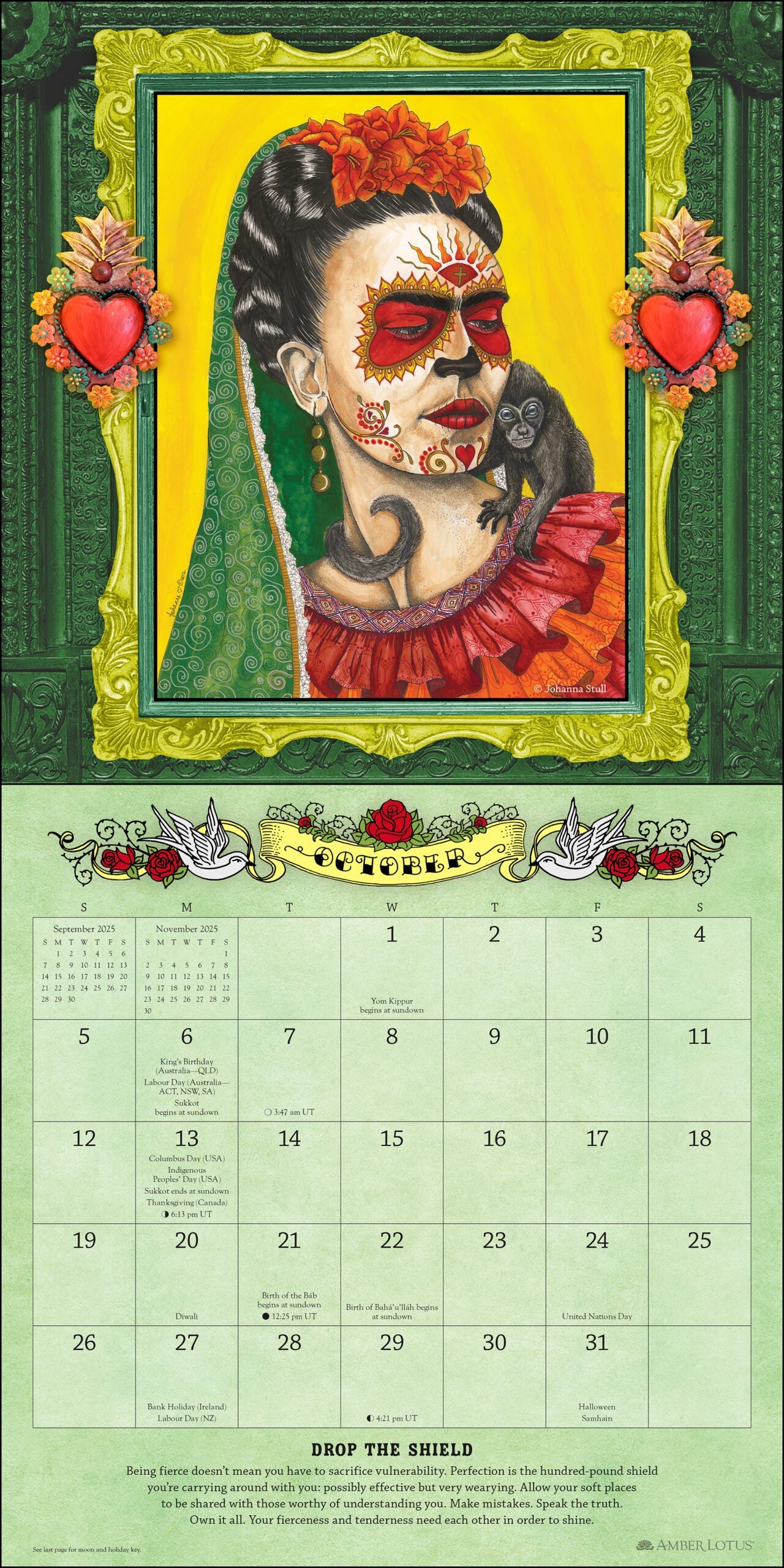 2025 For the Love of Frida - Square Wall Calendar