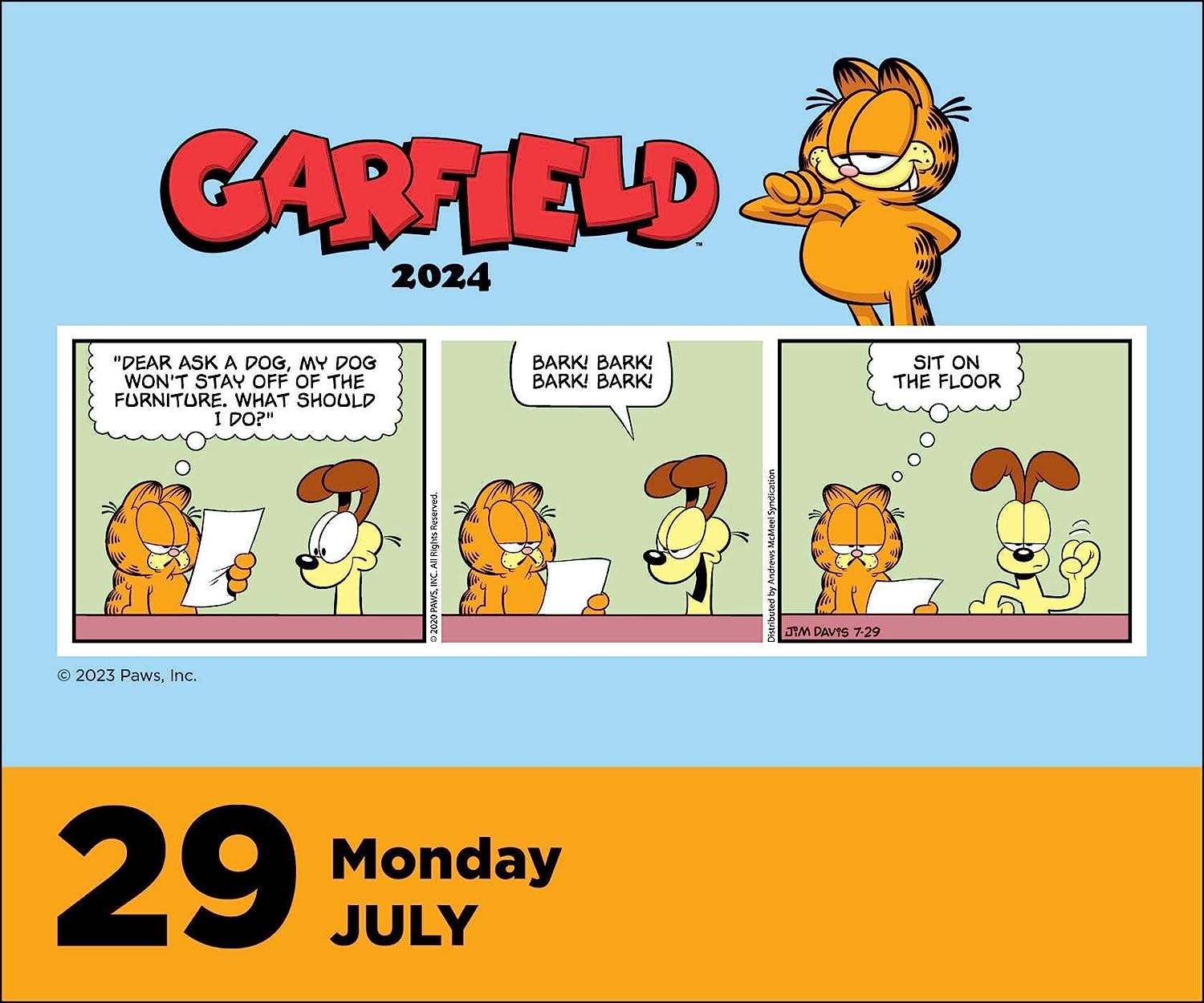2024 Garfield - Daily Boxed Page-A-Day Calendar