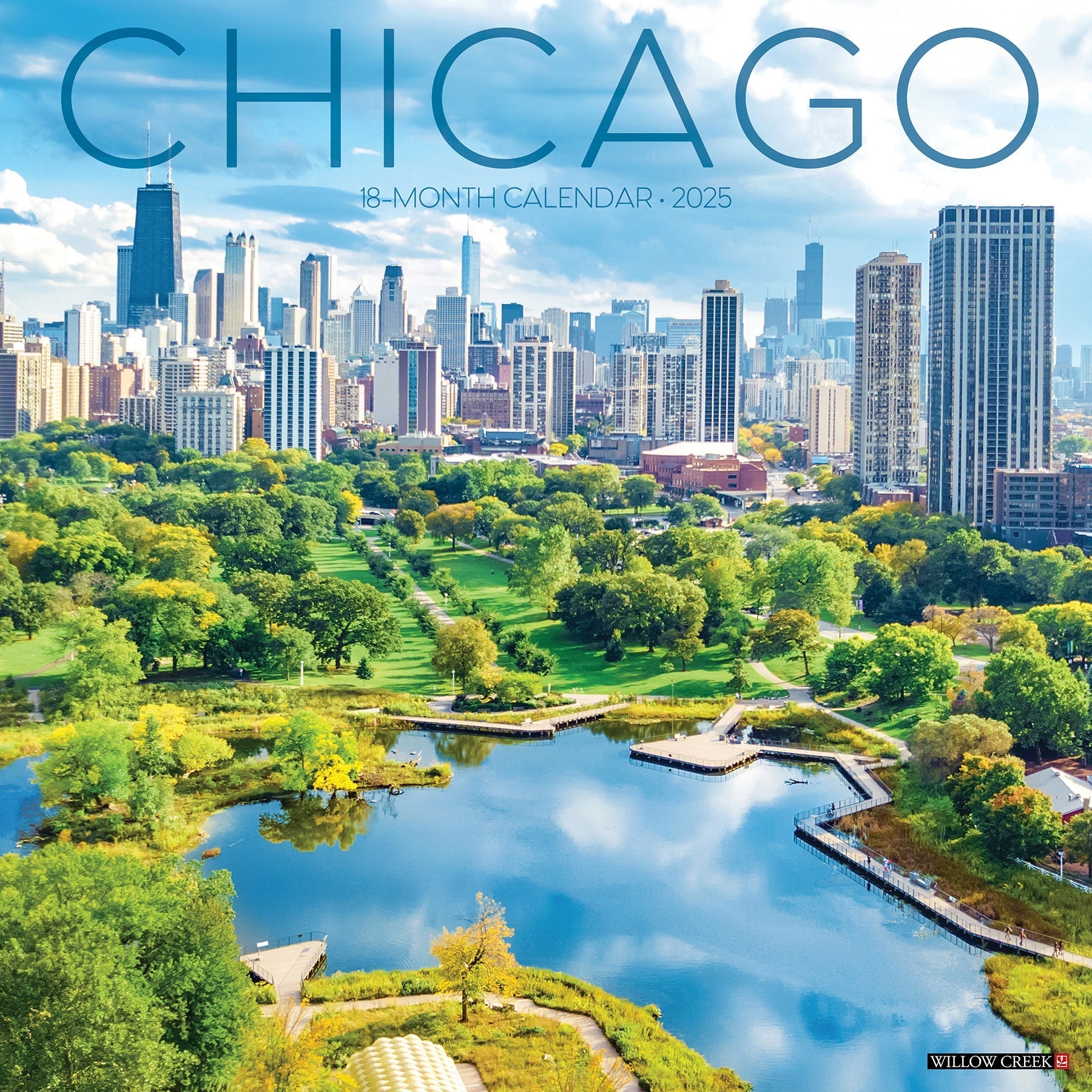 2025 Chicago - Square Wall Calendar (US Only)