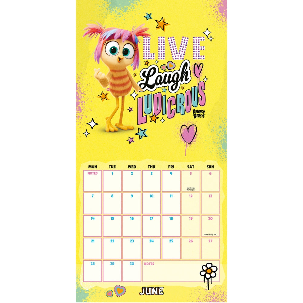 2027 Angry Birds 3 - Square Wall Calendar - product image 3