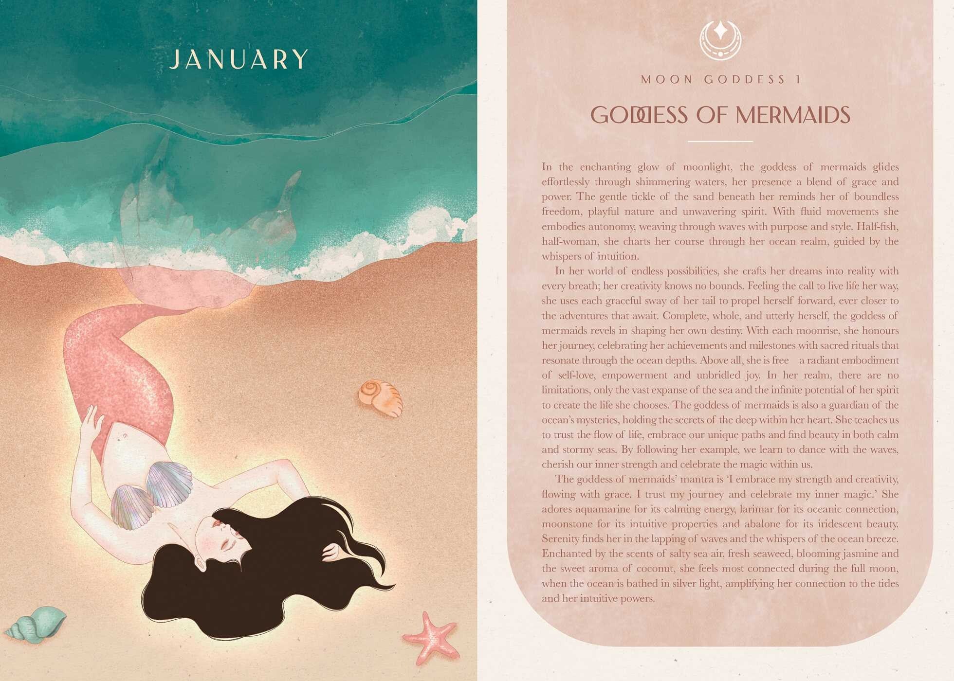 2026 Moon Goddess by Nicci Garaicoa - Weekly Diary/Planner