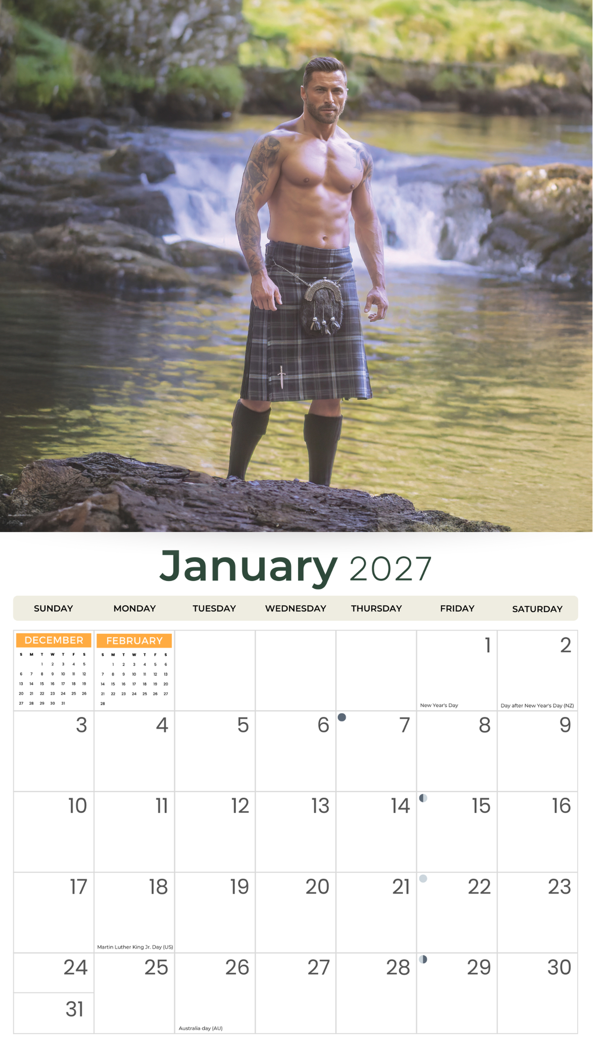 Modelling Calendars 2027 | Sexy Calendars Australia