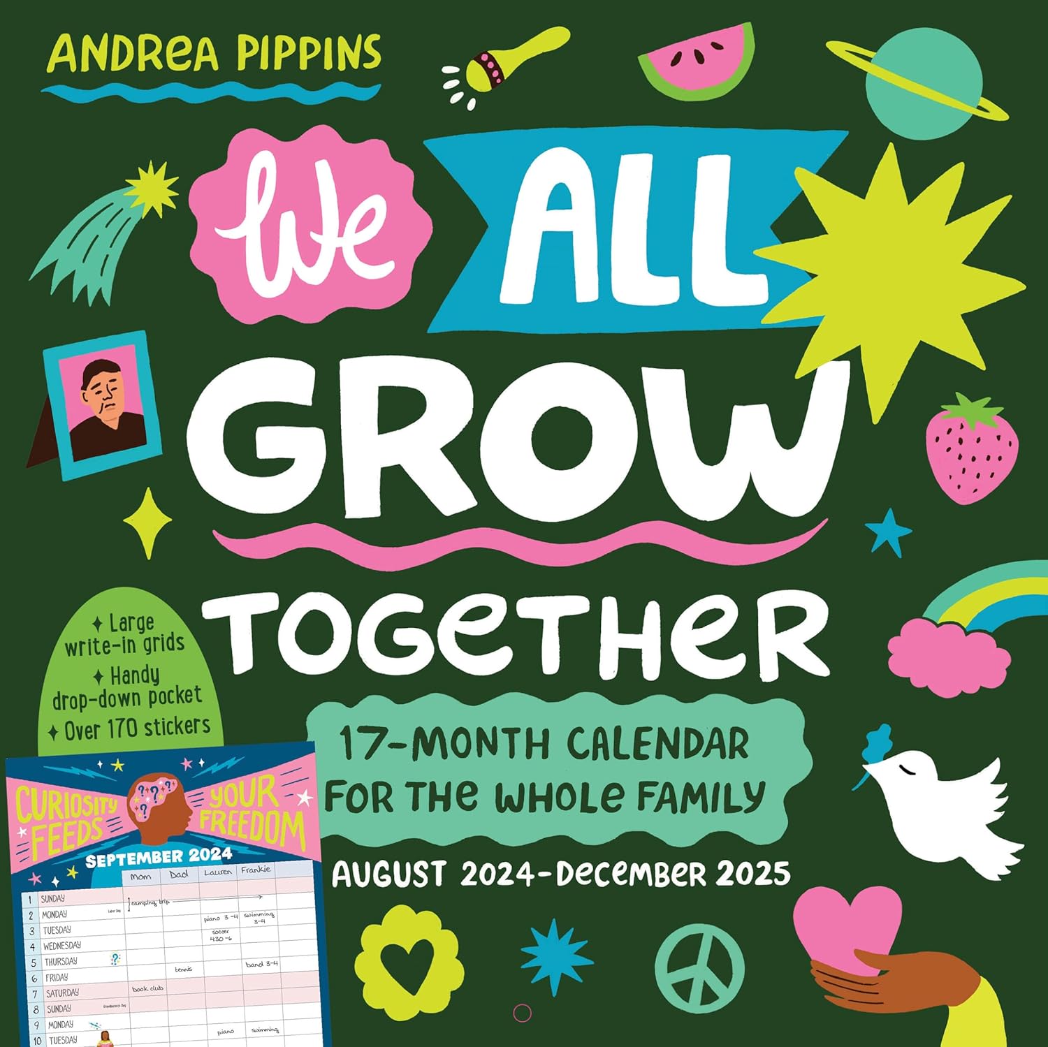 2024-2025 We All Grow Together - Square Wall Calendar