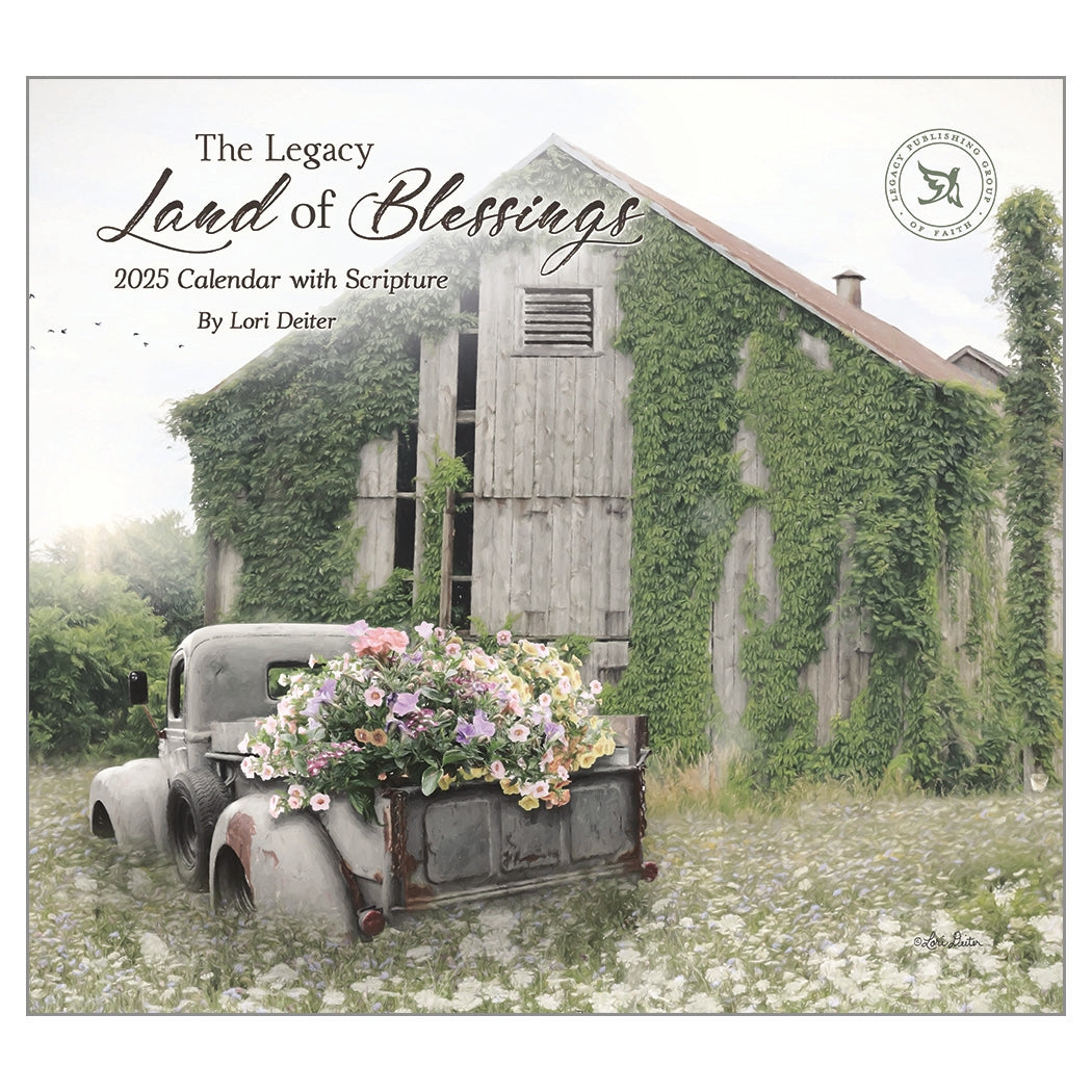 2025 Legacy Land Of Blessings - Scripture - Deluxe Wall Calendar