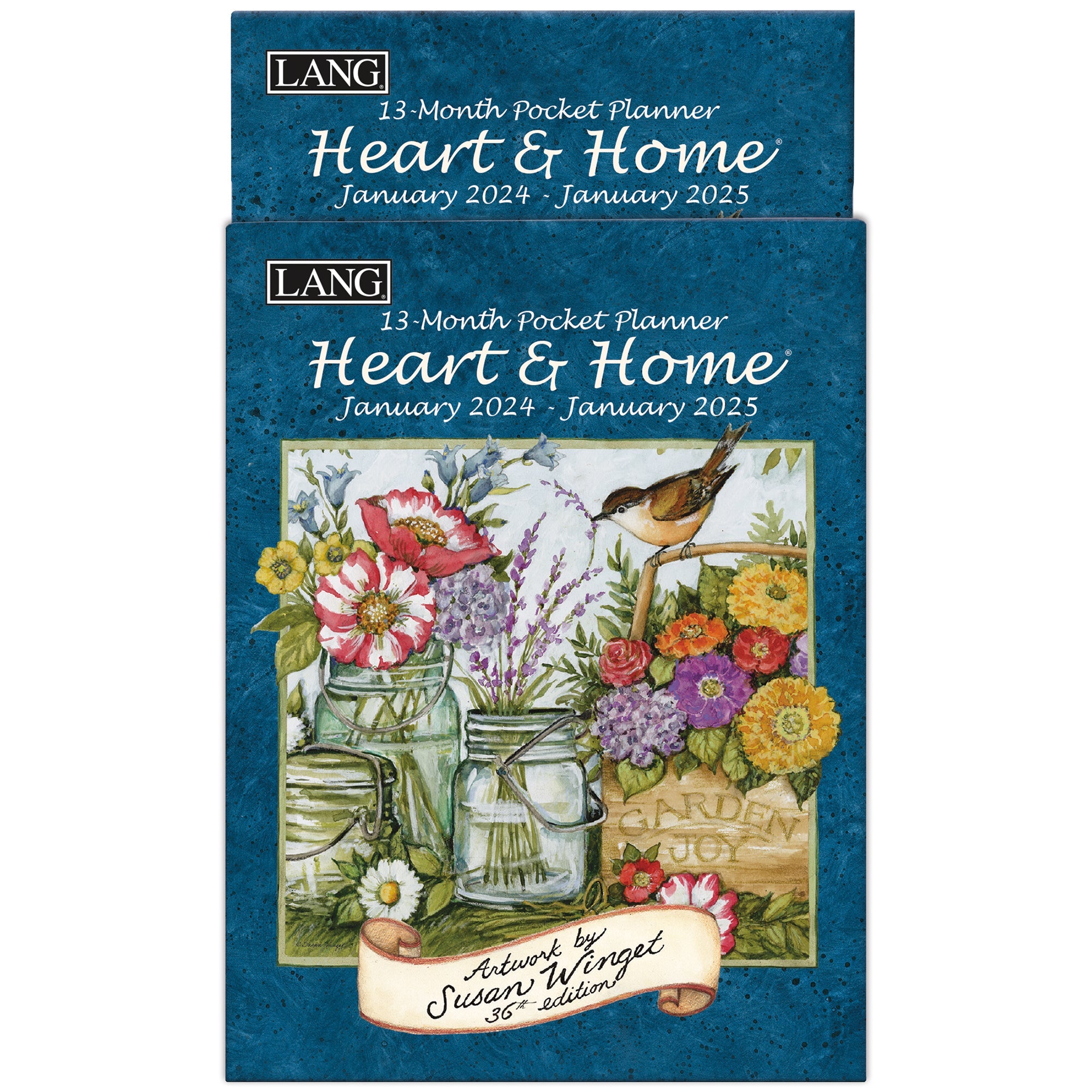 2024 LANG Heart & Home - 13 Month Pocket Diary/Planner