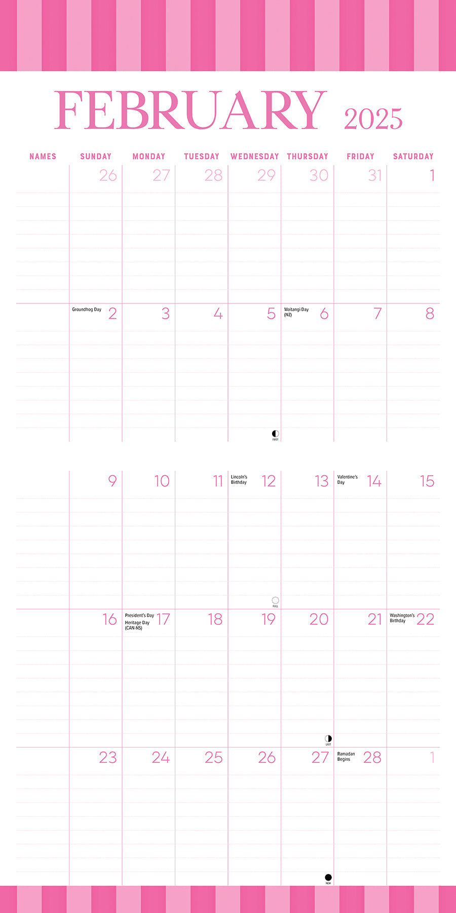 2025 Mom's Planner Calendar - Square Wall Calendar (US Only)