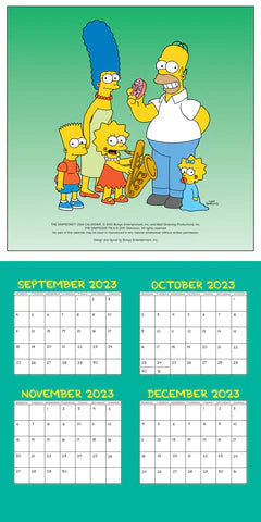 2024 The Simpsons - Square Wall Calendar