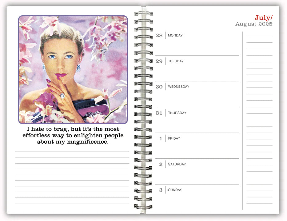 2025 The B Word - Weekly Engagement Diary/Planner