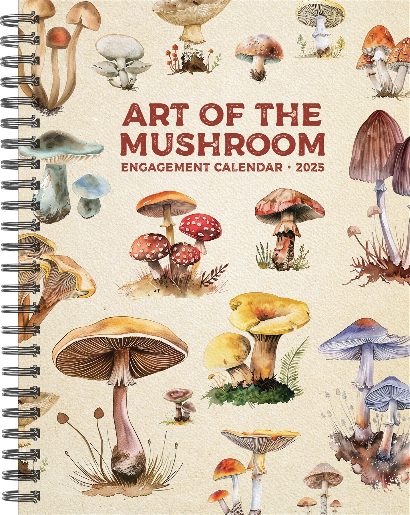 2025 Art of the Mushroom - Weekly Diary/Planner (US Only)