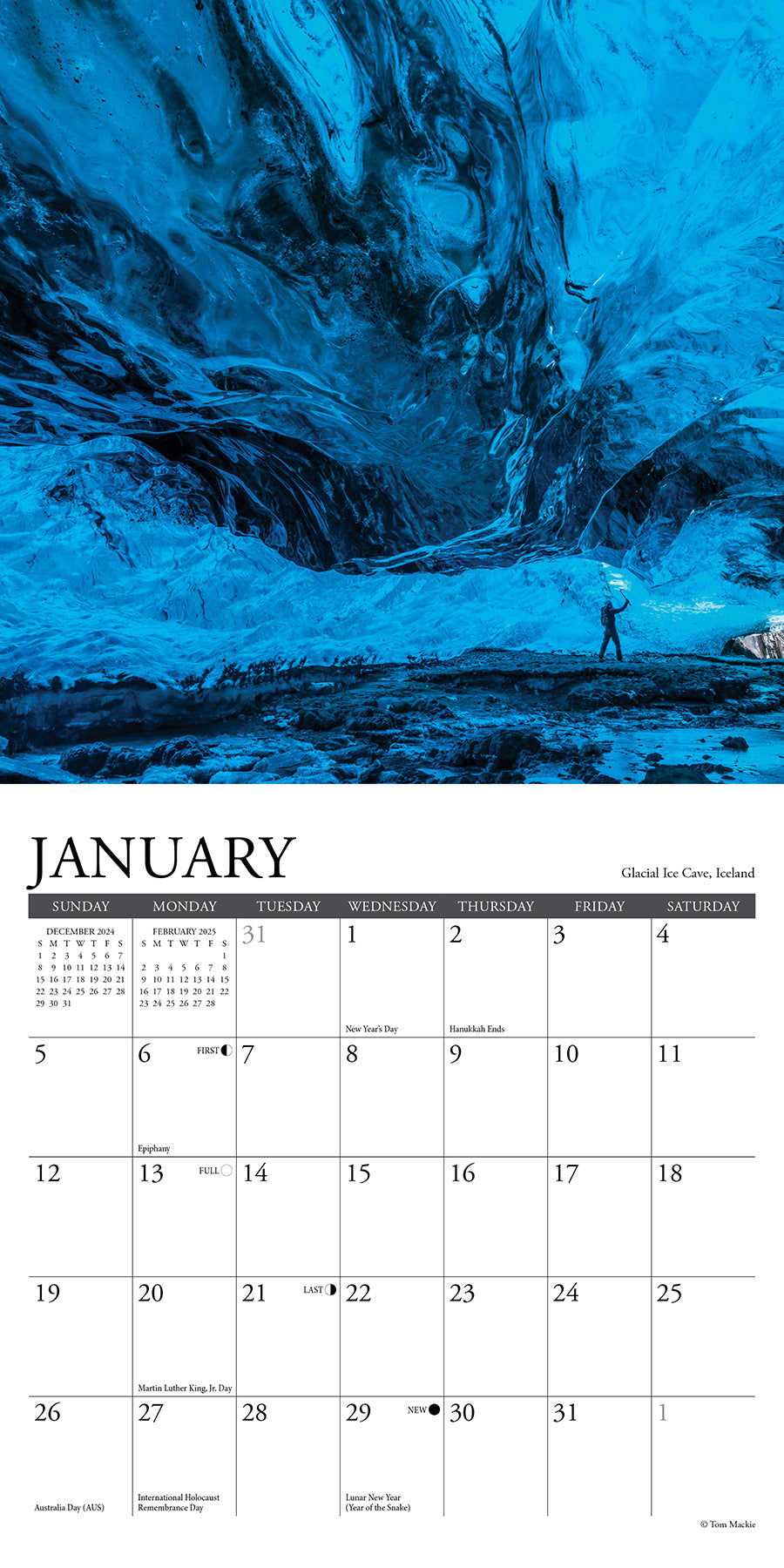 2025 Wanderlust - Mini Wall Calendar (US Only)
