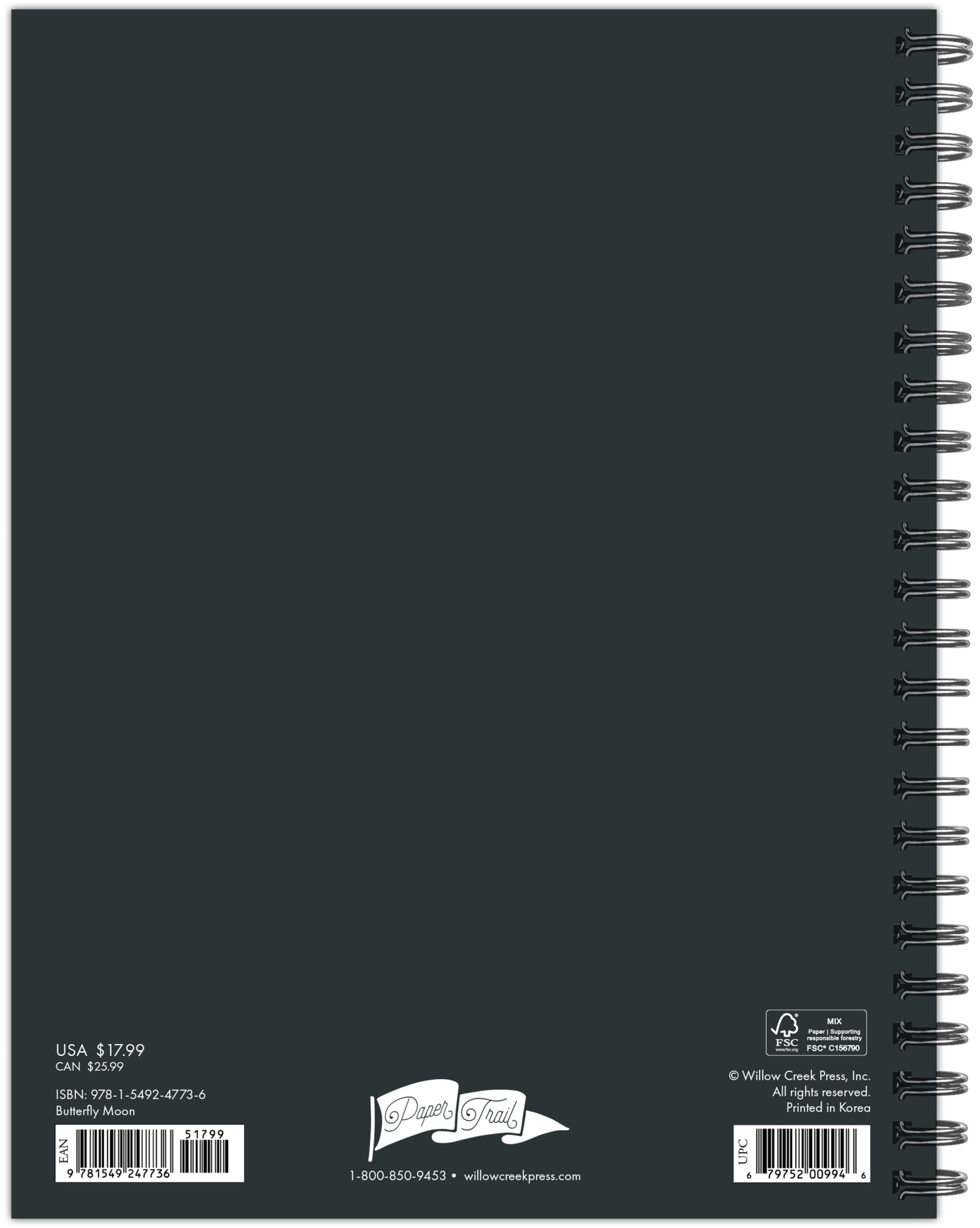 July 2024 - June 2025 Butterfly Moon - Medium Weekly & Monthly Academic Year Diary/Planner  SOLD OUT