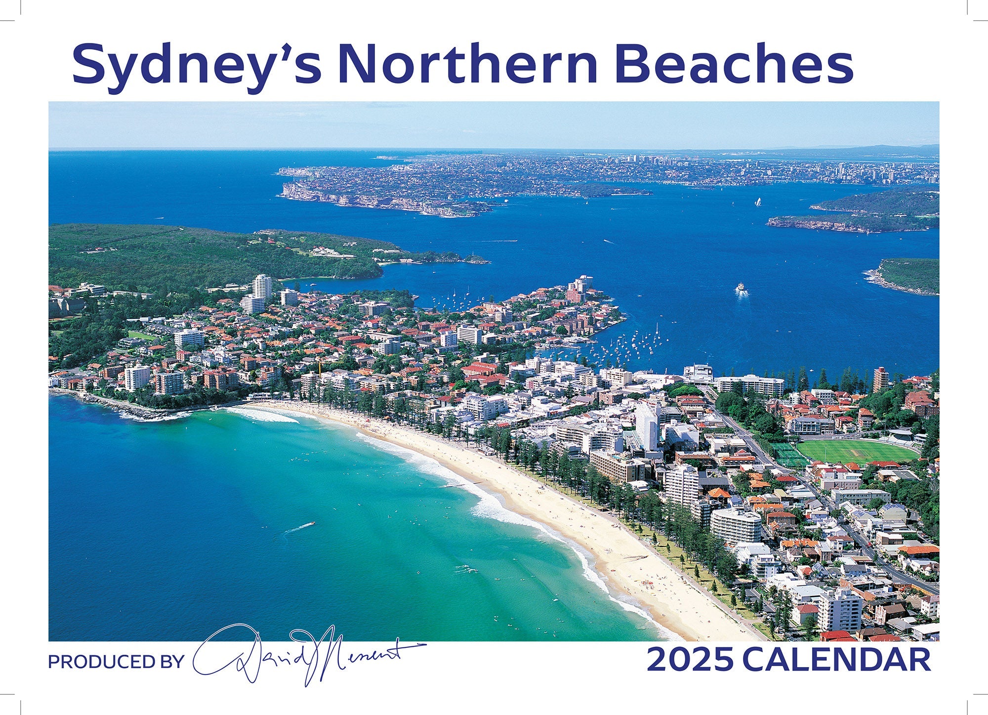 2025 Sydney North Beaches By David Messent - Horizontal Wall Calendar