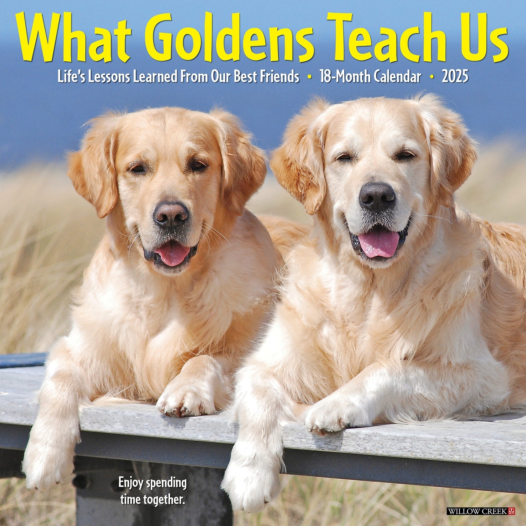 2025 What Goldens Teach Us - Square Wall Calendar (US Only)