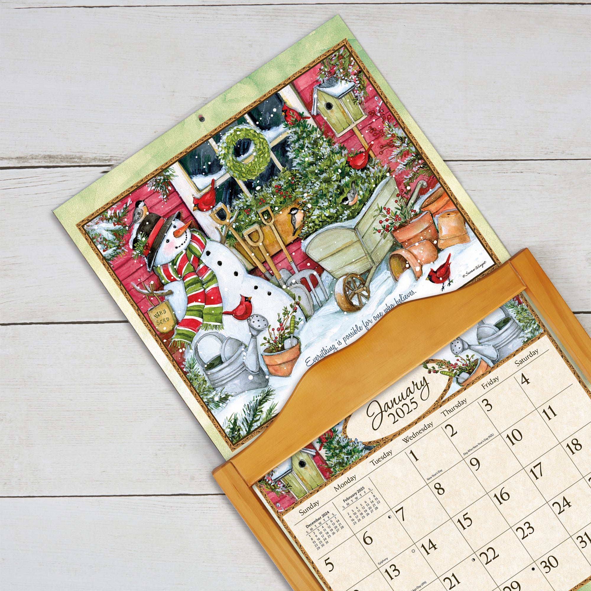 2025 LANG Bountiful Blessings By Susan Winget  - Deluxe Wall Calendar