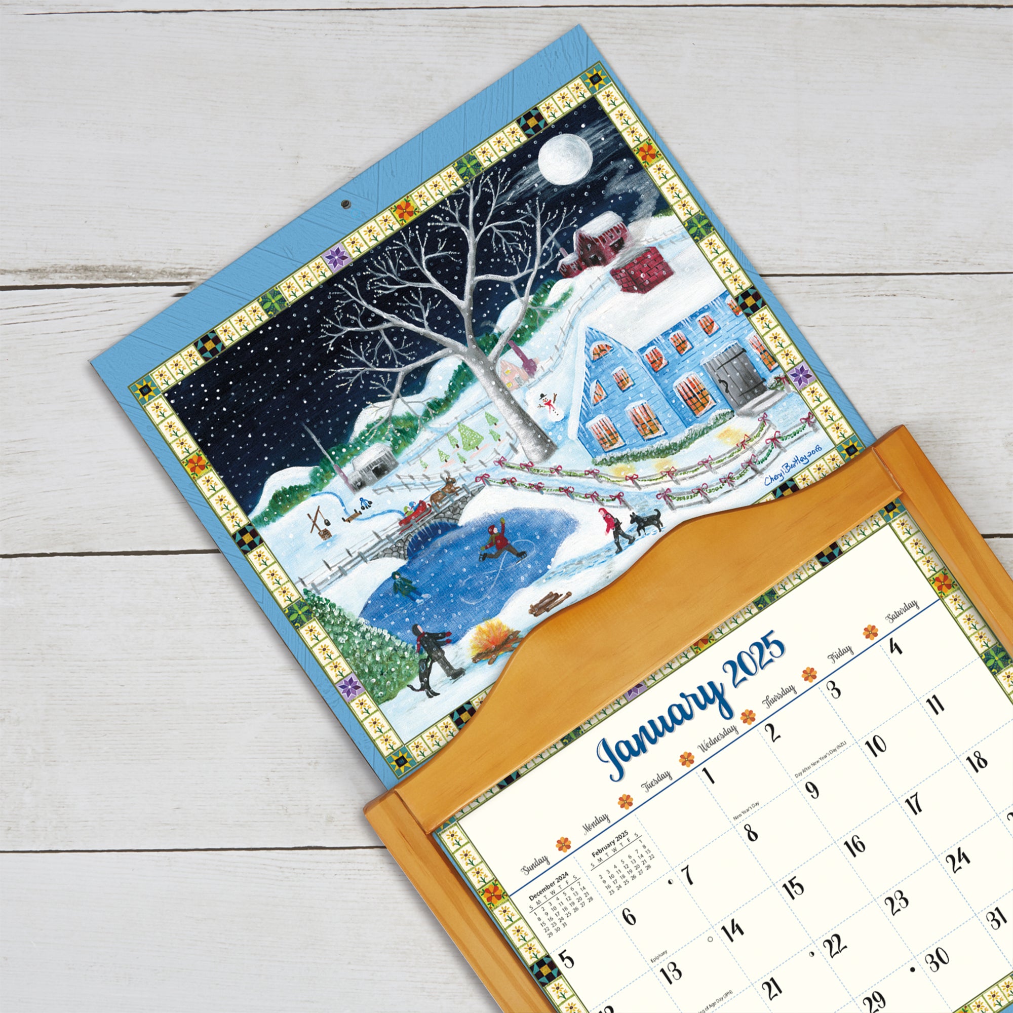 2025 LANG Country Sampler By Cheryl Bartley - Deluxe Wall Calendar
