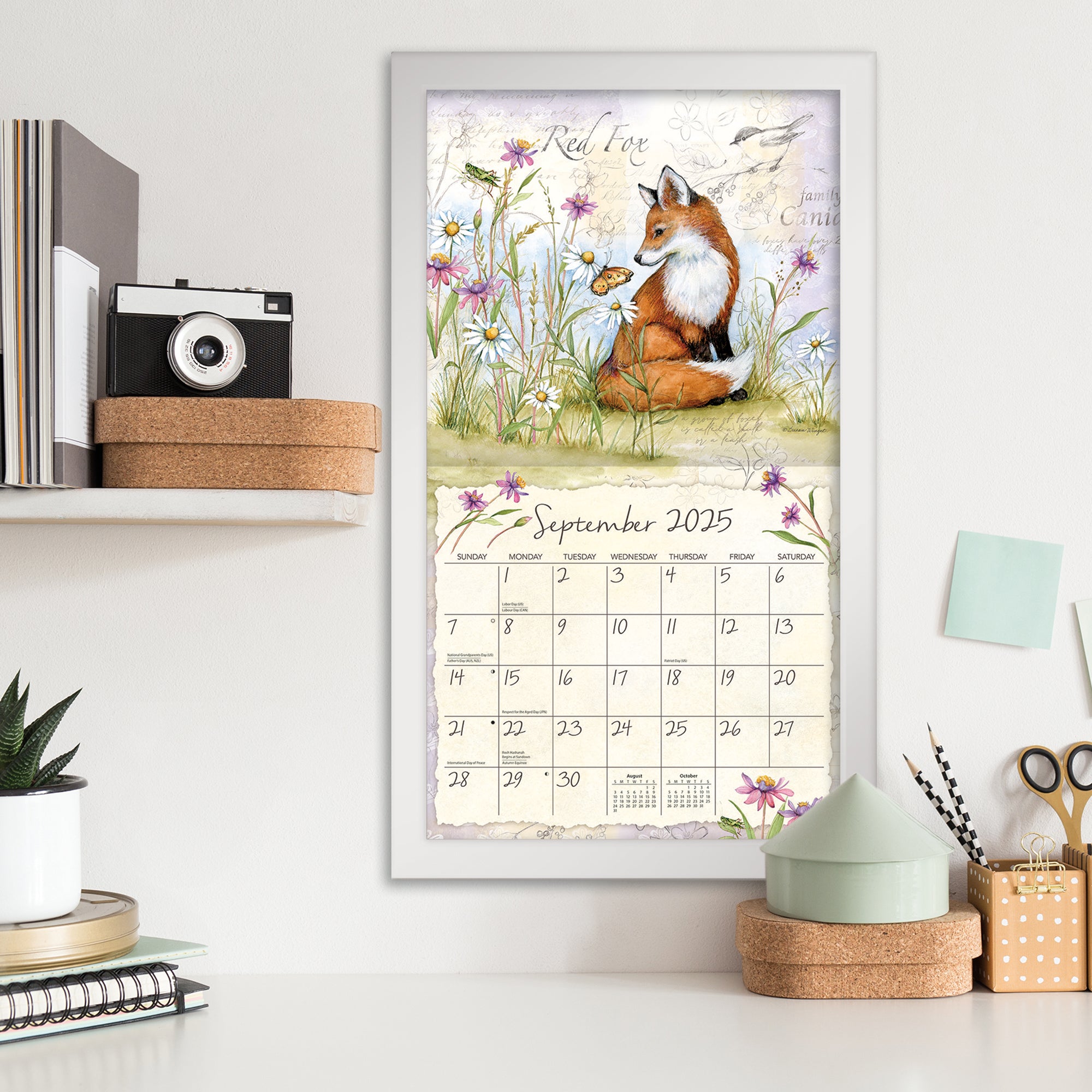 2025 LANG Field Guide By Susan Winget - Deluxe Wall Calendar