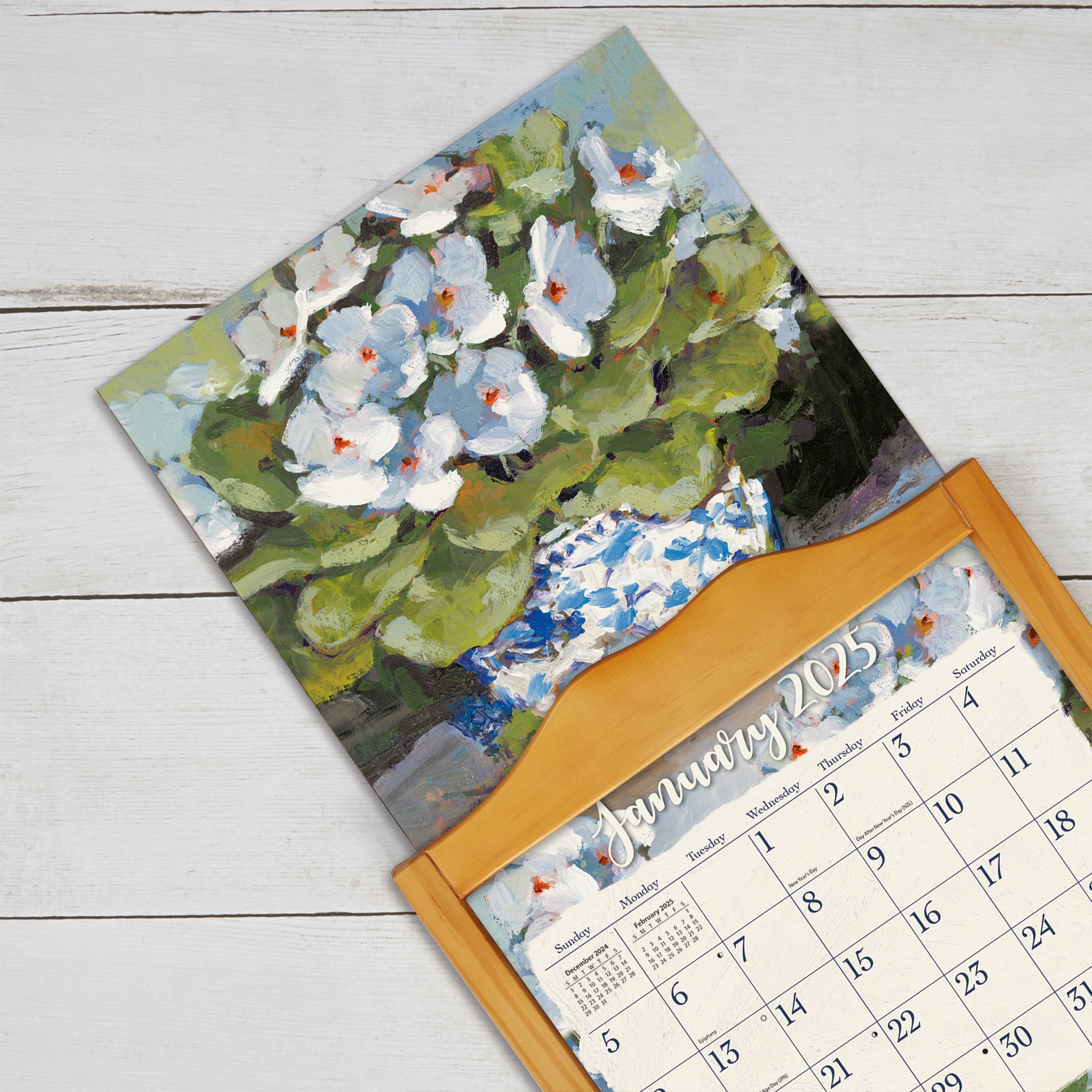 2025 LANG Gallery Florals By Susan Winget - Deluxe Wall Calendar