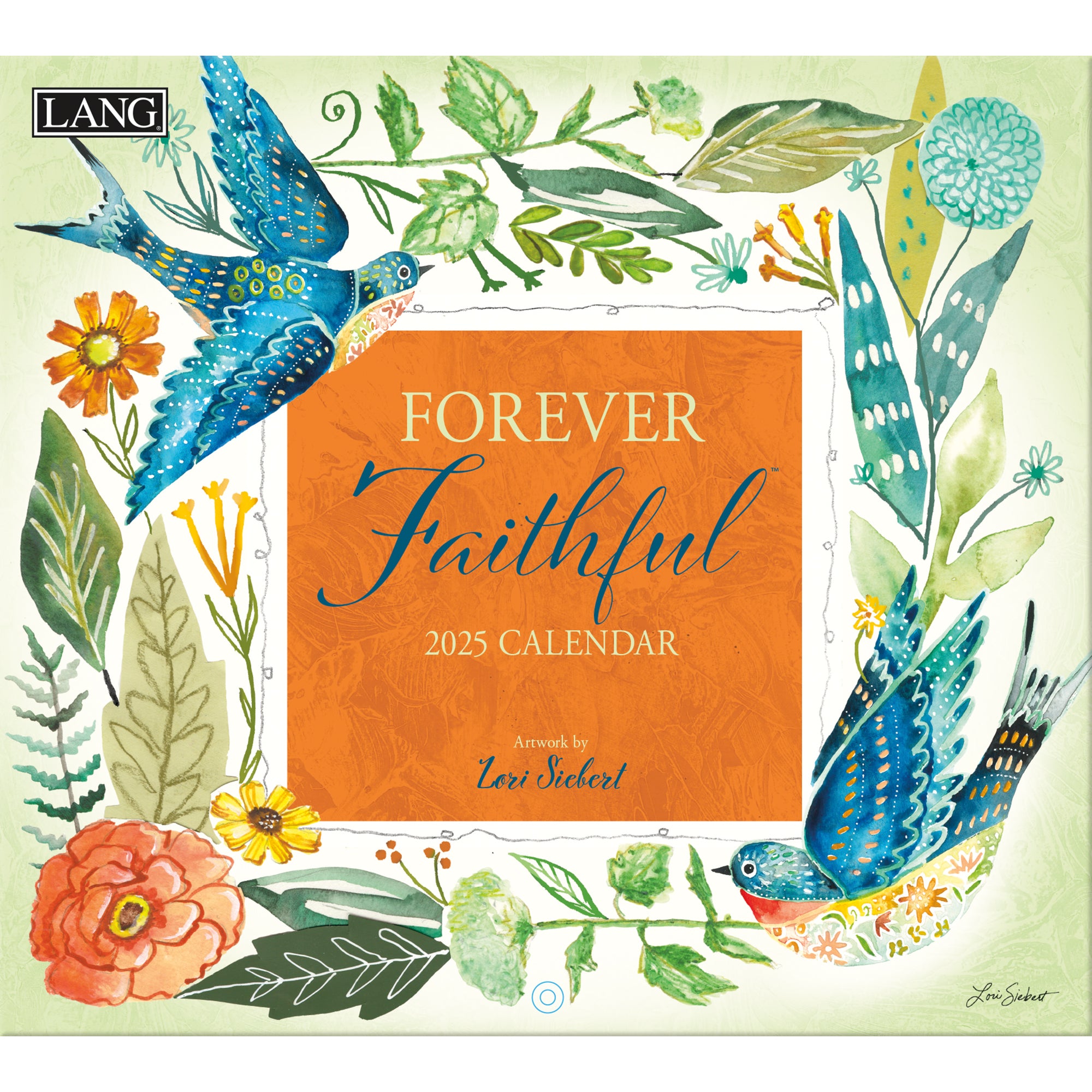 2025 LANG Forever Faithful (Scripture) - Deluxe Wall Calendar