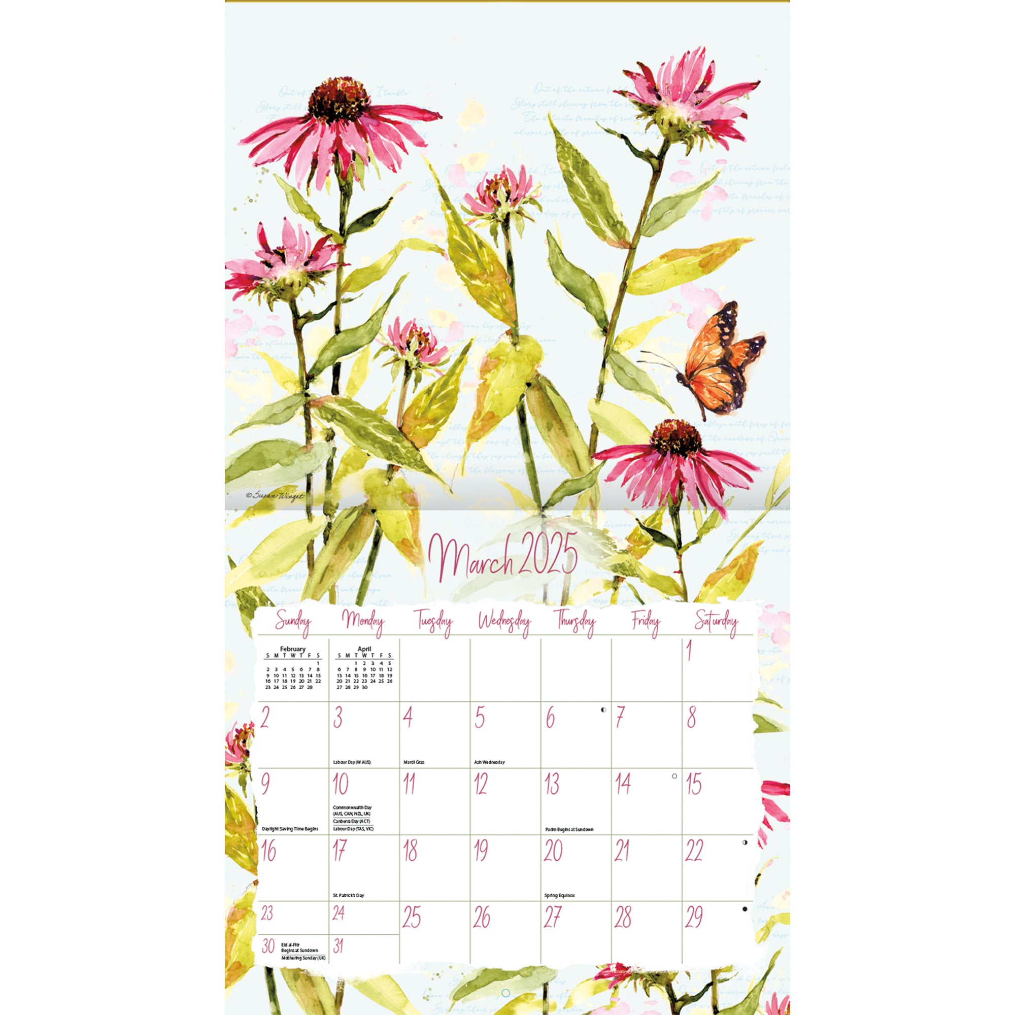 2025 LANG Eden by Susan Winget - Deluxe Wall Calendar