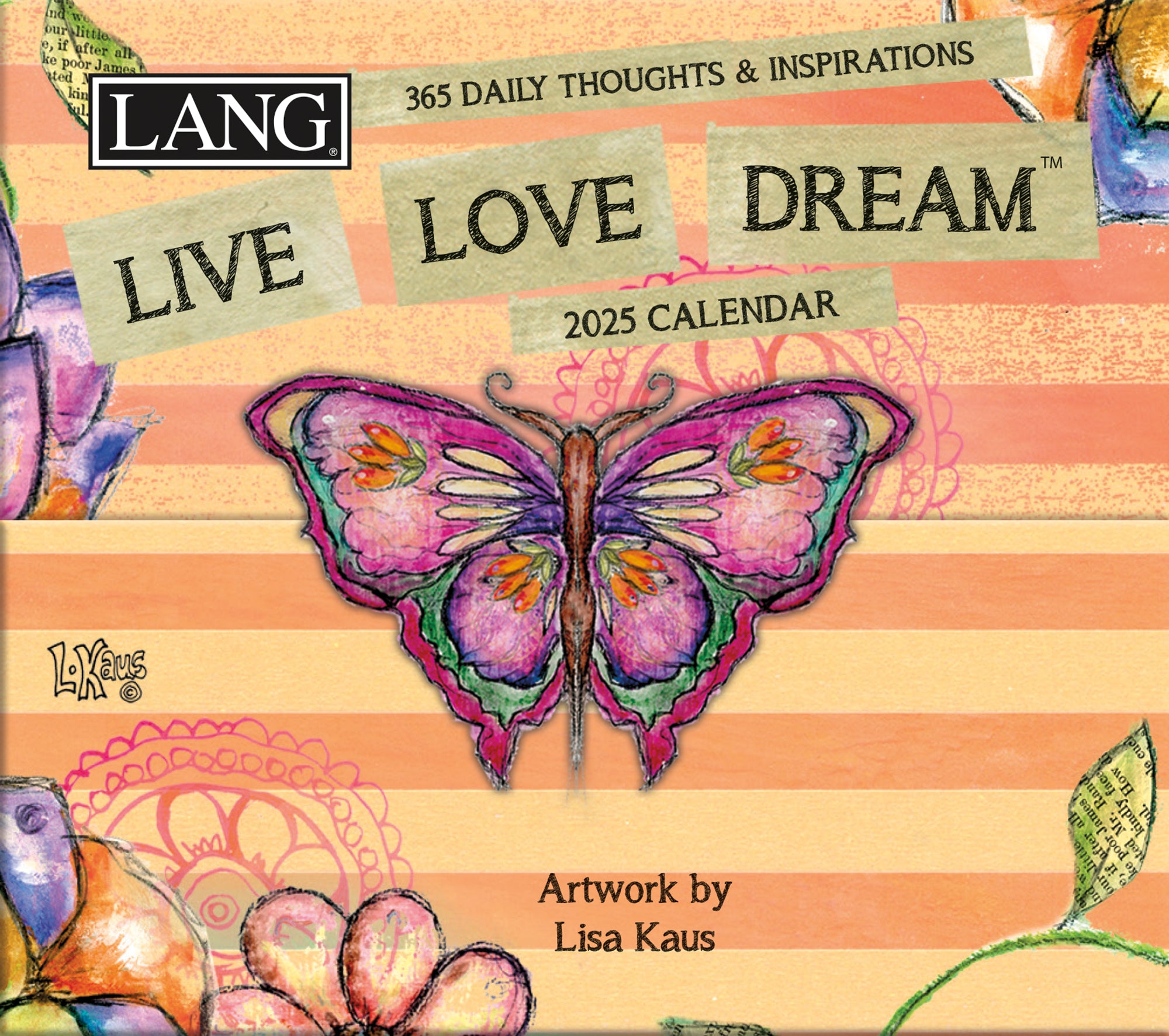 2025 LANG Live Love Dream 365 Daily Thoughts - Mini Boxed Page-A-Day