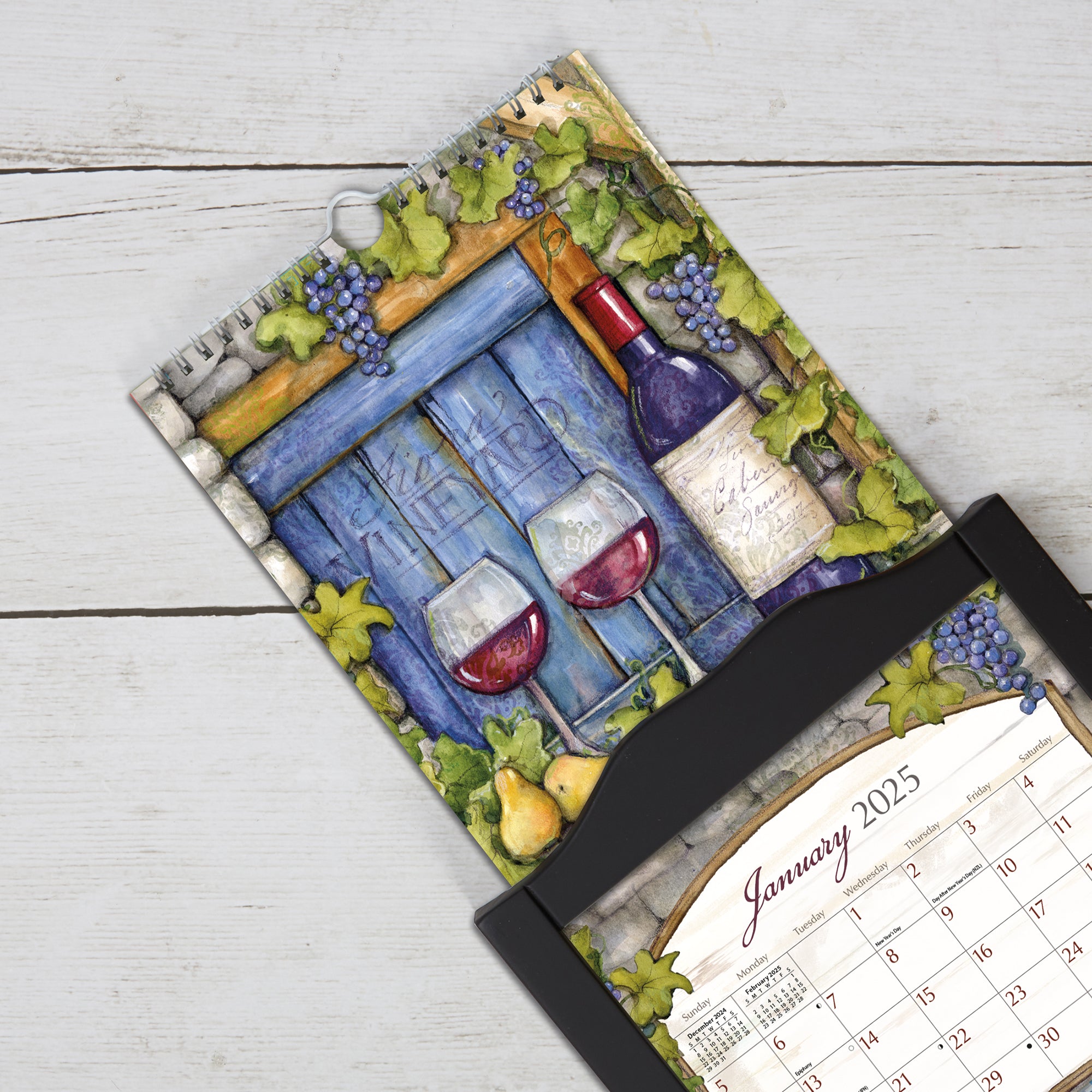 2025 Wine Country - Slim Wall Calendar