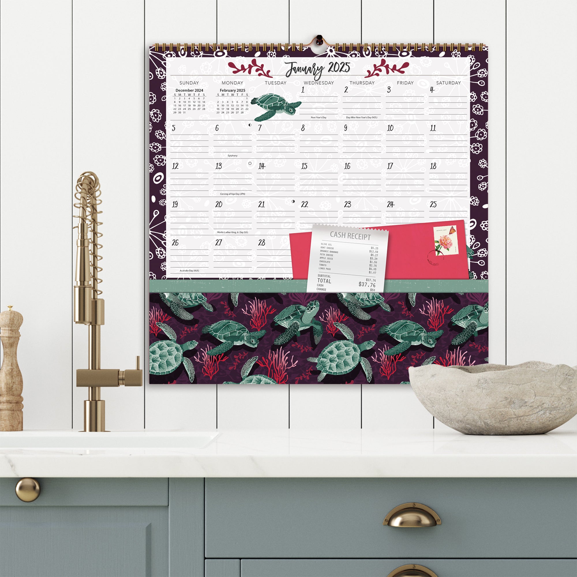 2025 Flora & Fauna - Note Nook Square Wall Calendar