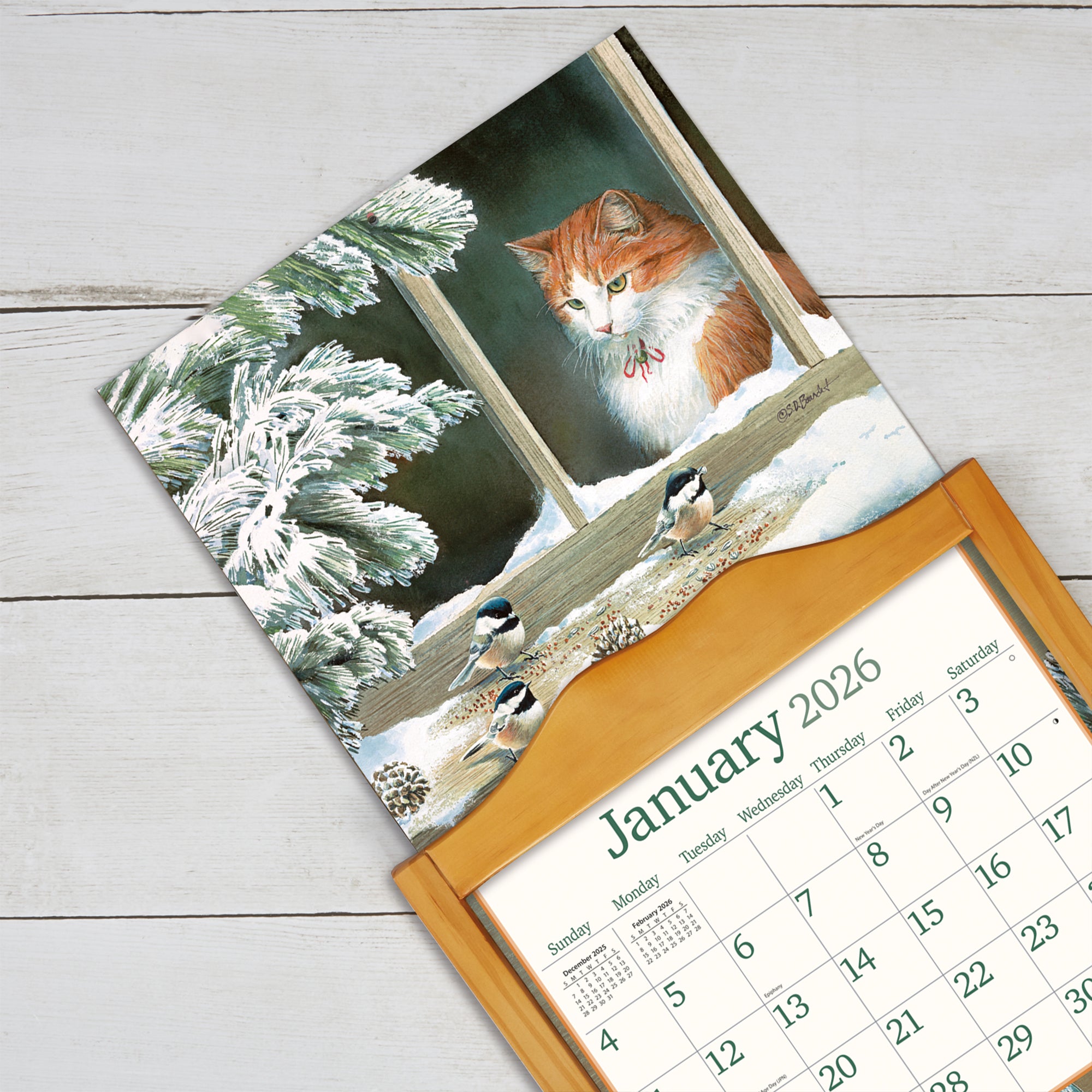 2026 LANG Cats In The Country - Deluxe Wall Calendar