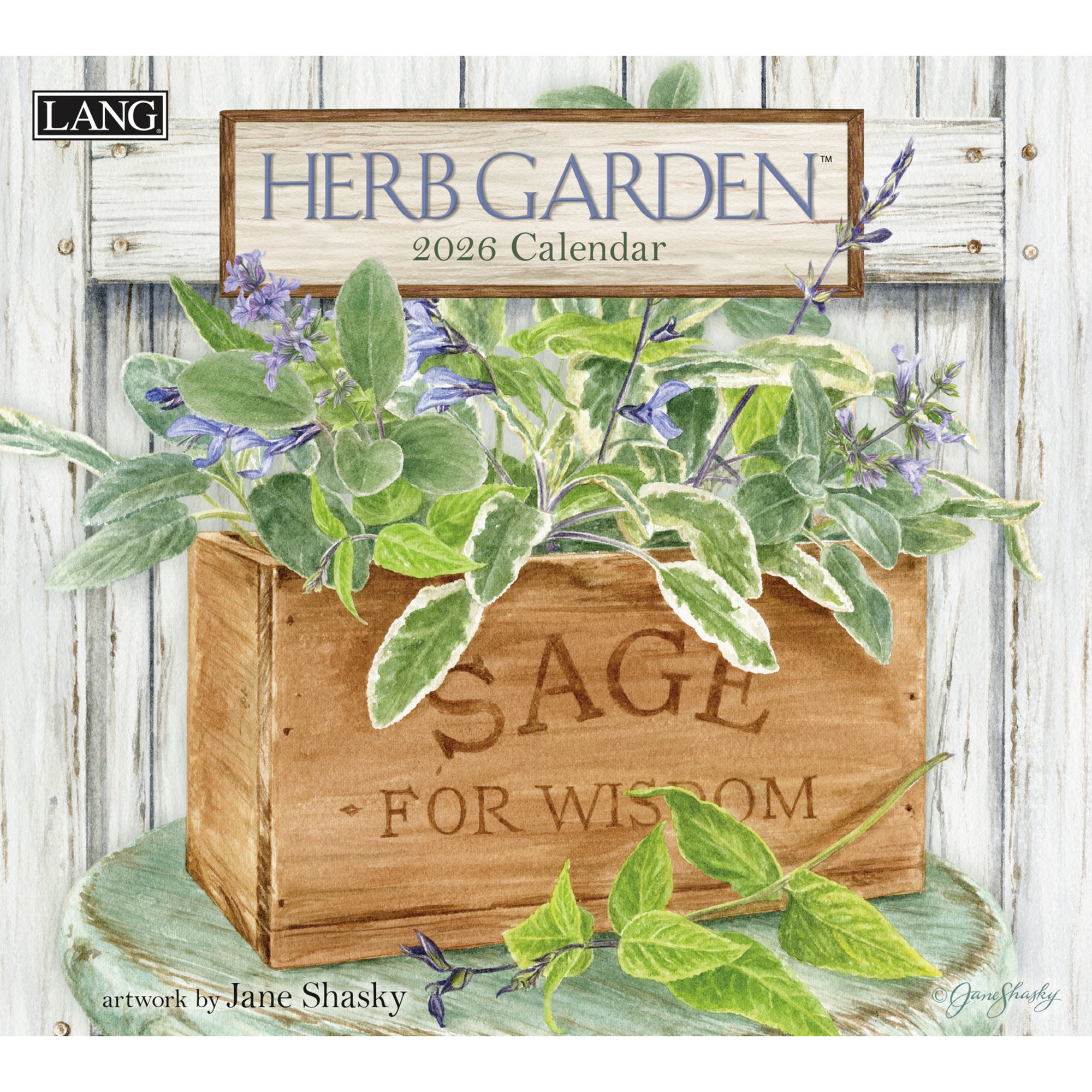 2026 LANG Herb Garden - Deluxe Wall Calendar