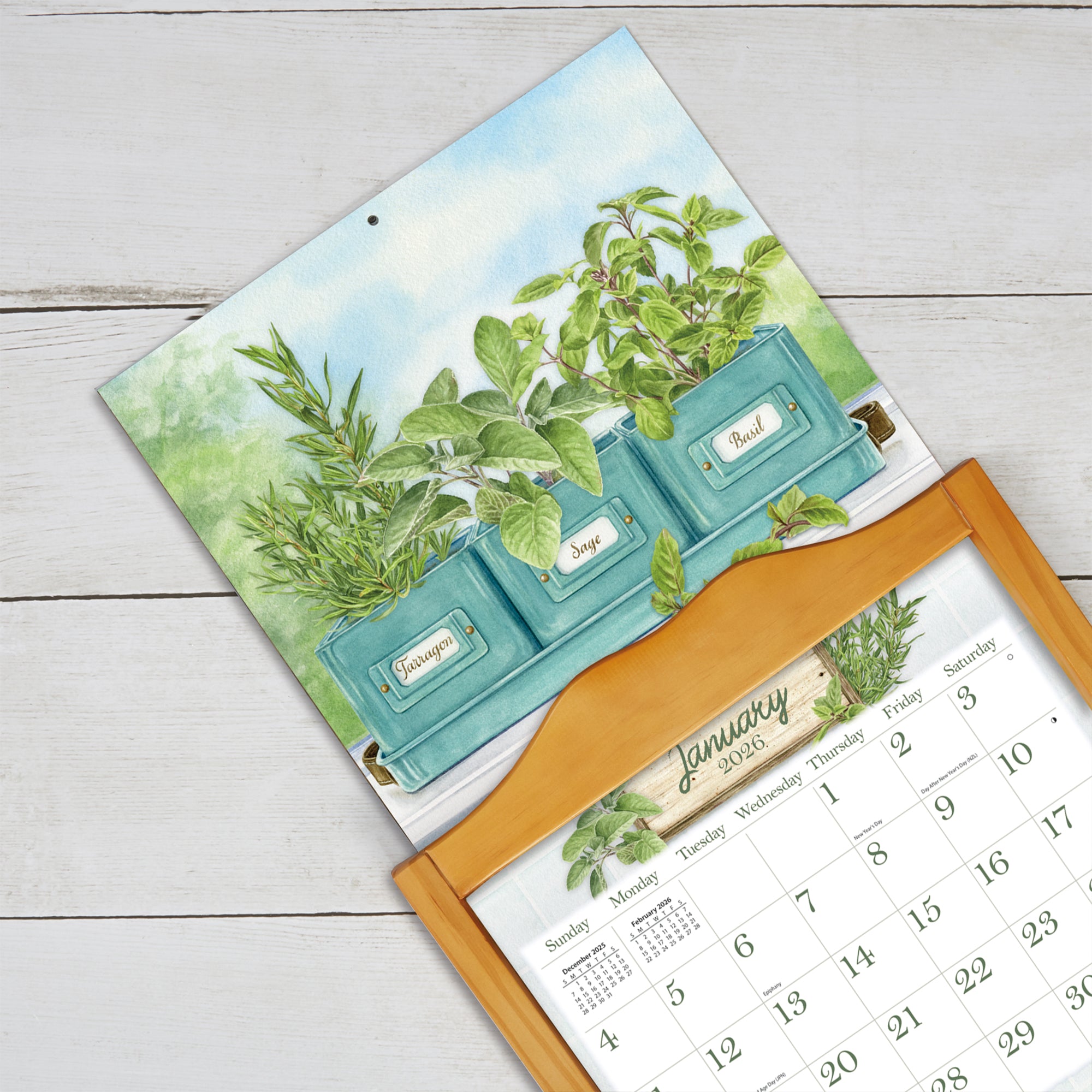 2026 LANG Herb Garden - Deluxe Wall Calendar
