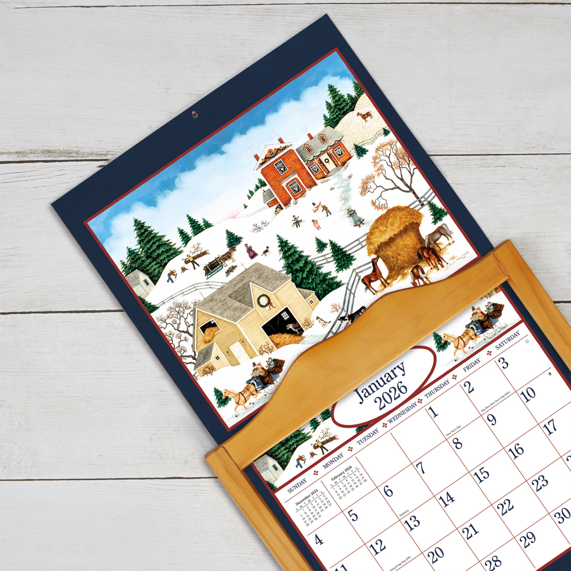 2026 LANG Linda Nelson Stocks - Deluxe Wall Calendar