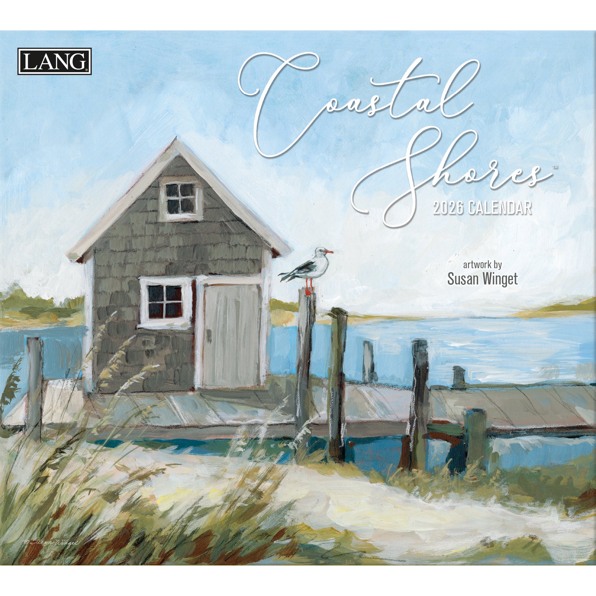 2026 LANG Coastal Shores - Deluxe Wall Calendar