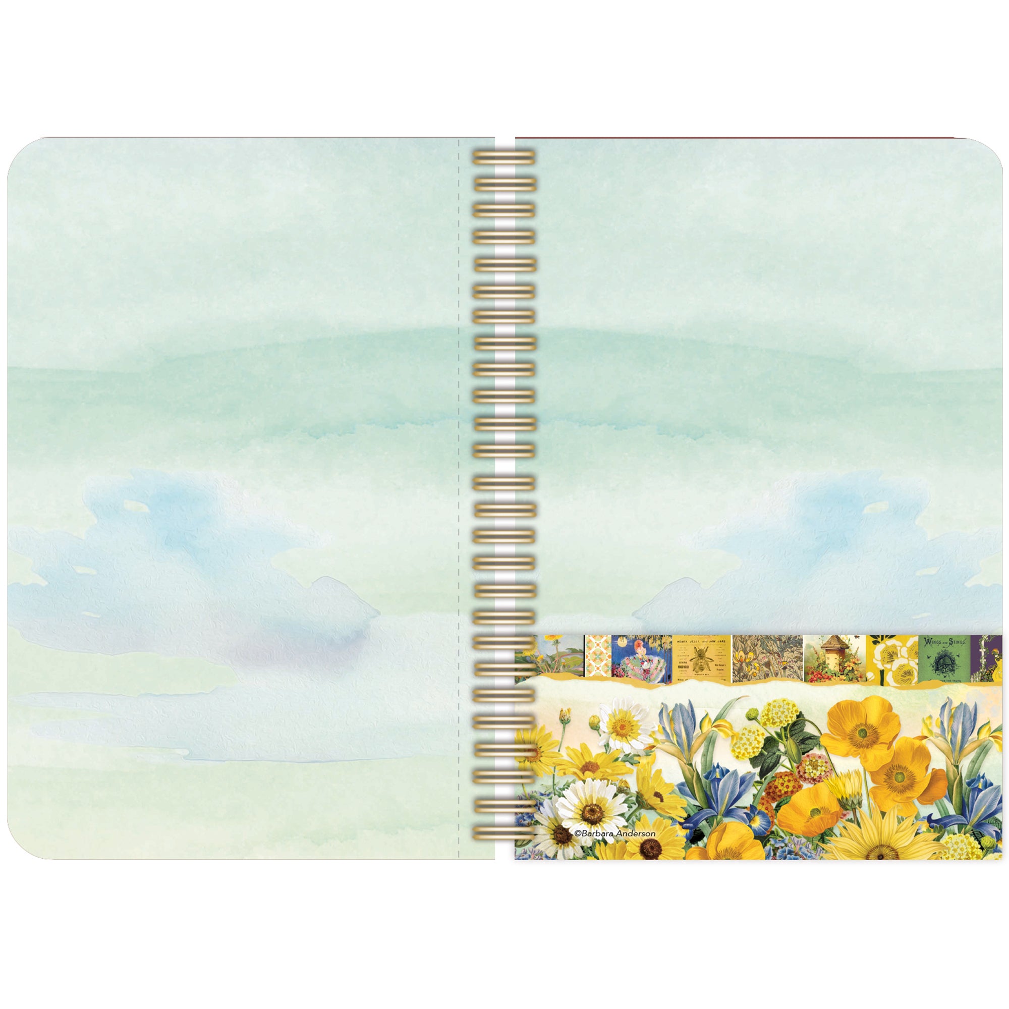 2026 LANG Garden Botanicals - Spiral Monthly & Weekly Engagement Diary/Planner