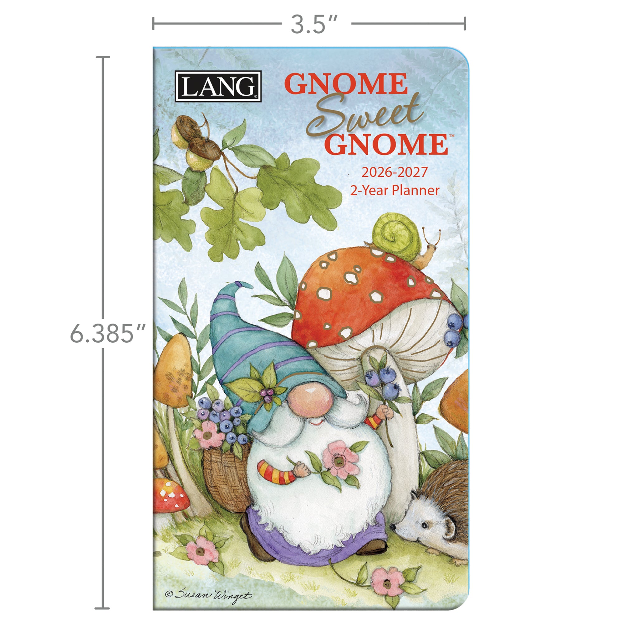 2026 LANG Gnome Sweet Gnome - Two Year Pocket Diary/Planner