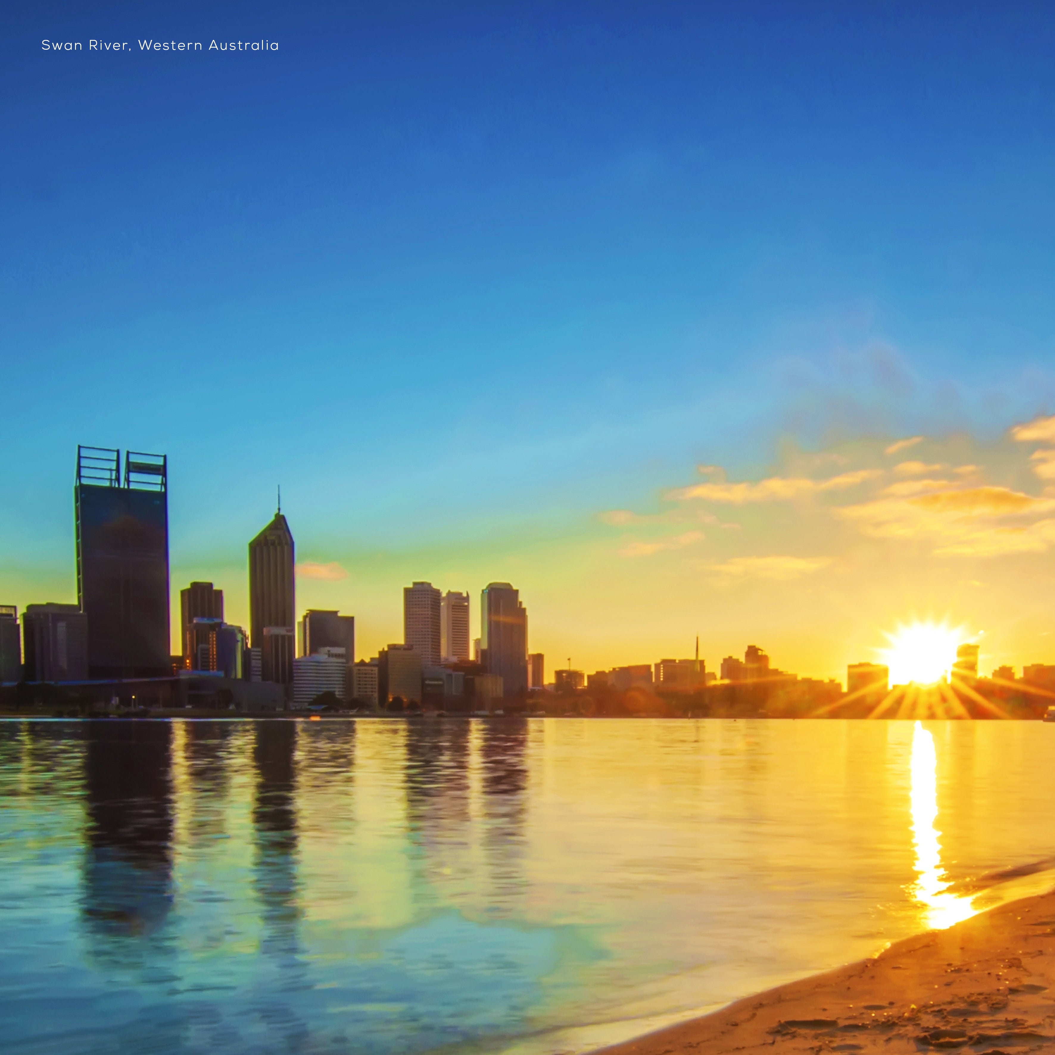 2025 Our Australia Coast to Coast Sunrises - Square Wall Calendar