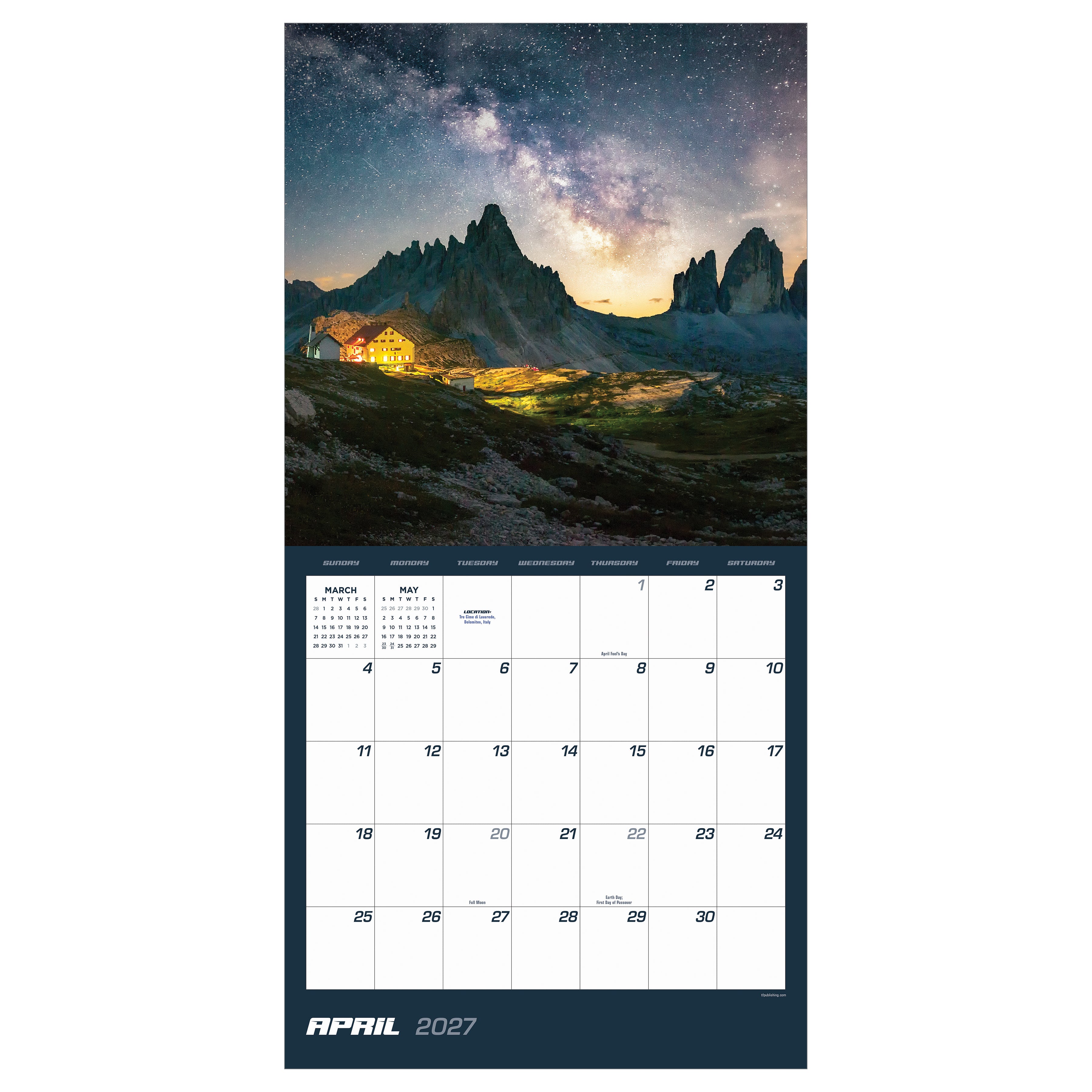 2027 Stargazing - Square Wall Calendar