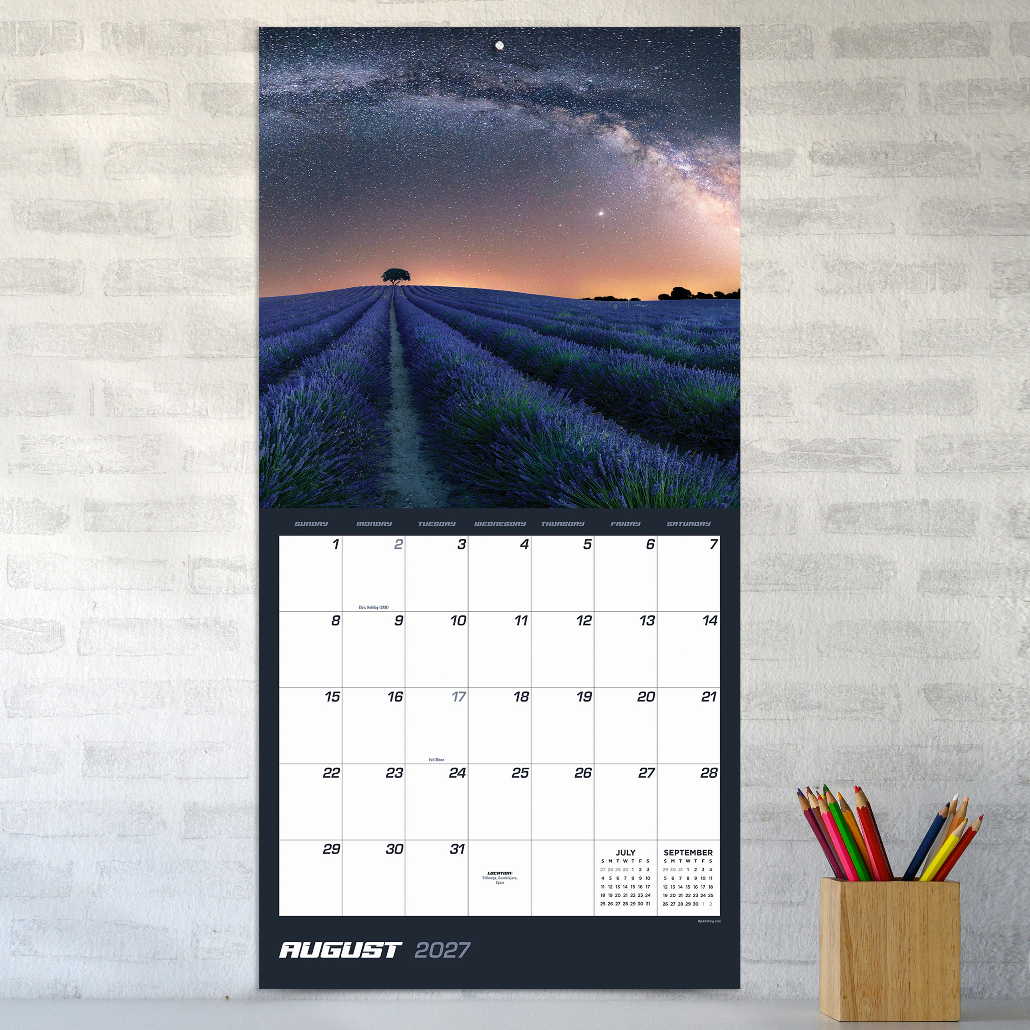 2027 Stargazing - Square Wall Calendar