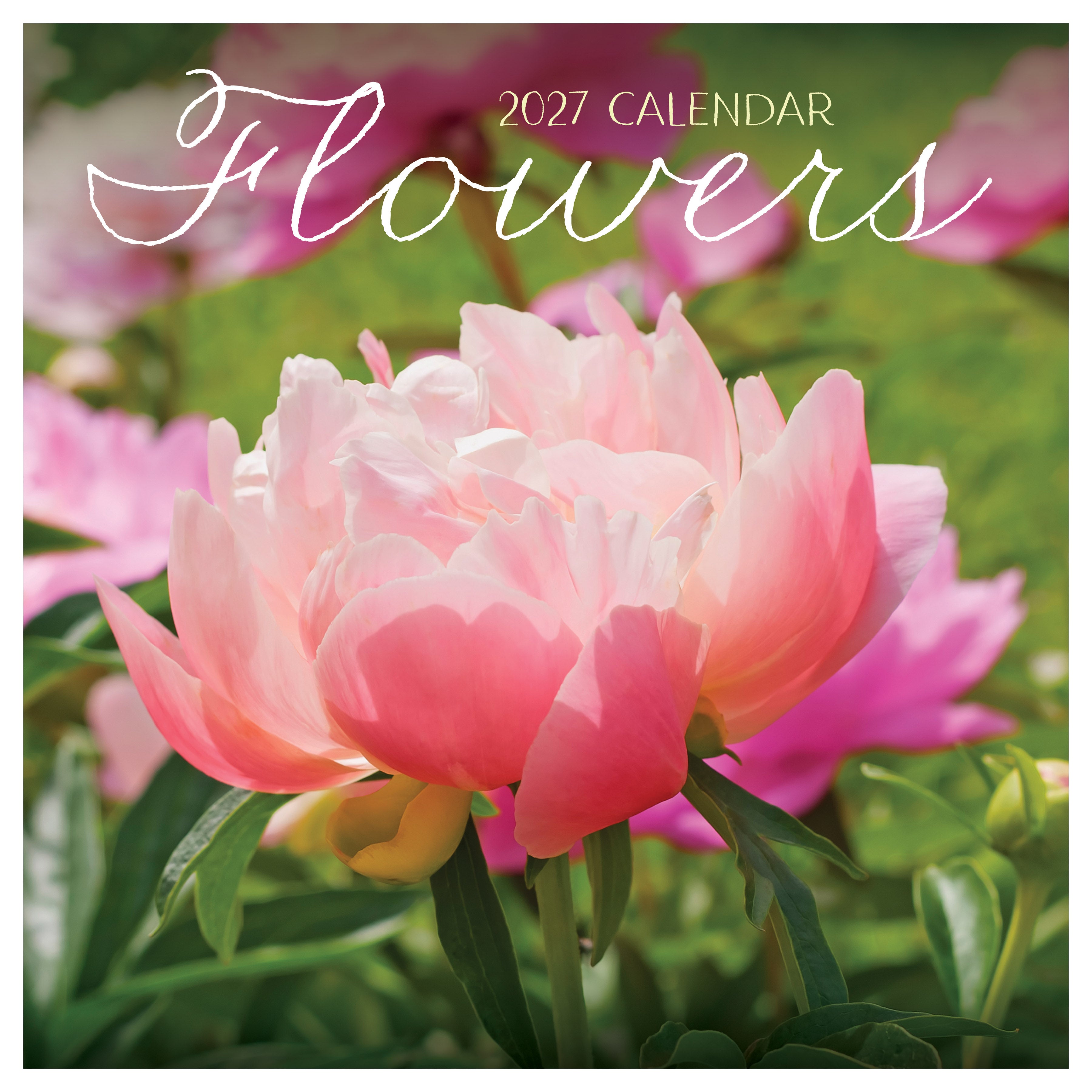 2027 Flowers - Square Wall Calendar