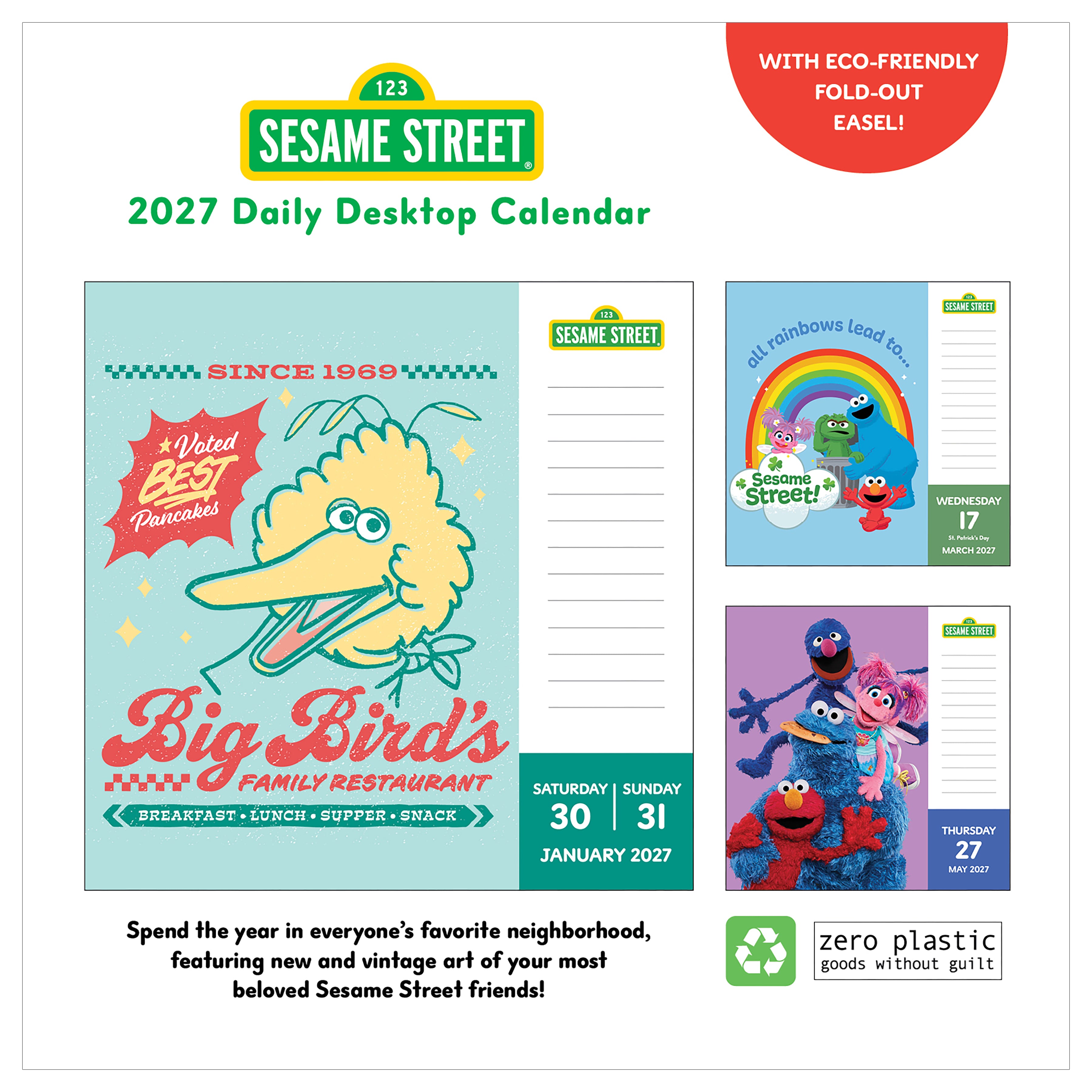2027 Sesame Street - Boxed Page-A-Day Calendar