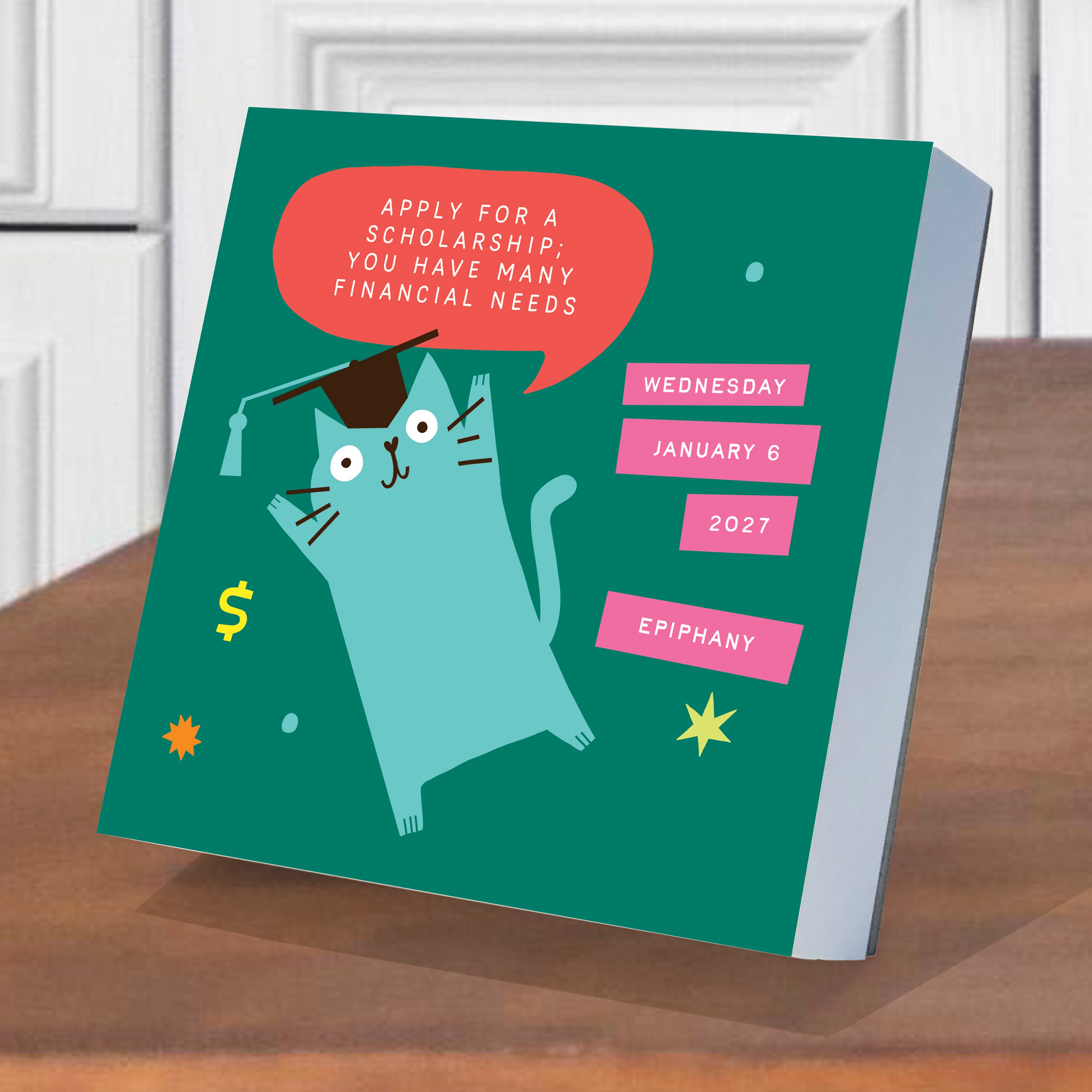 2027 Cats vs Adulting by Amy Smyth - Boxed Page-A-Day Calendar