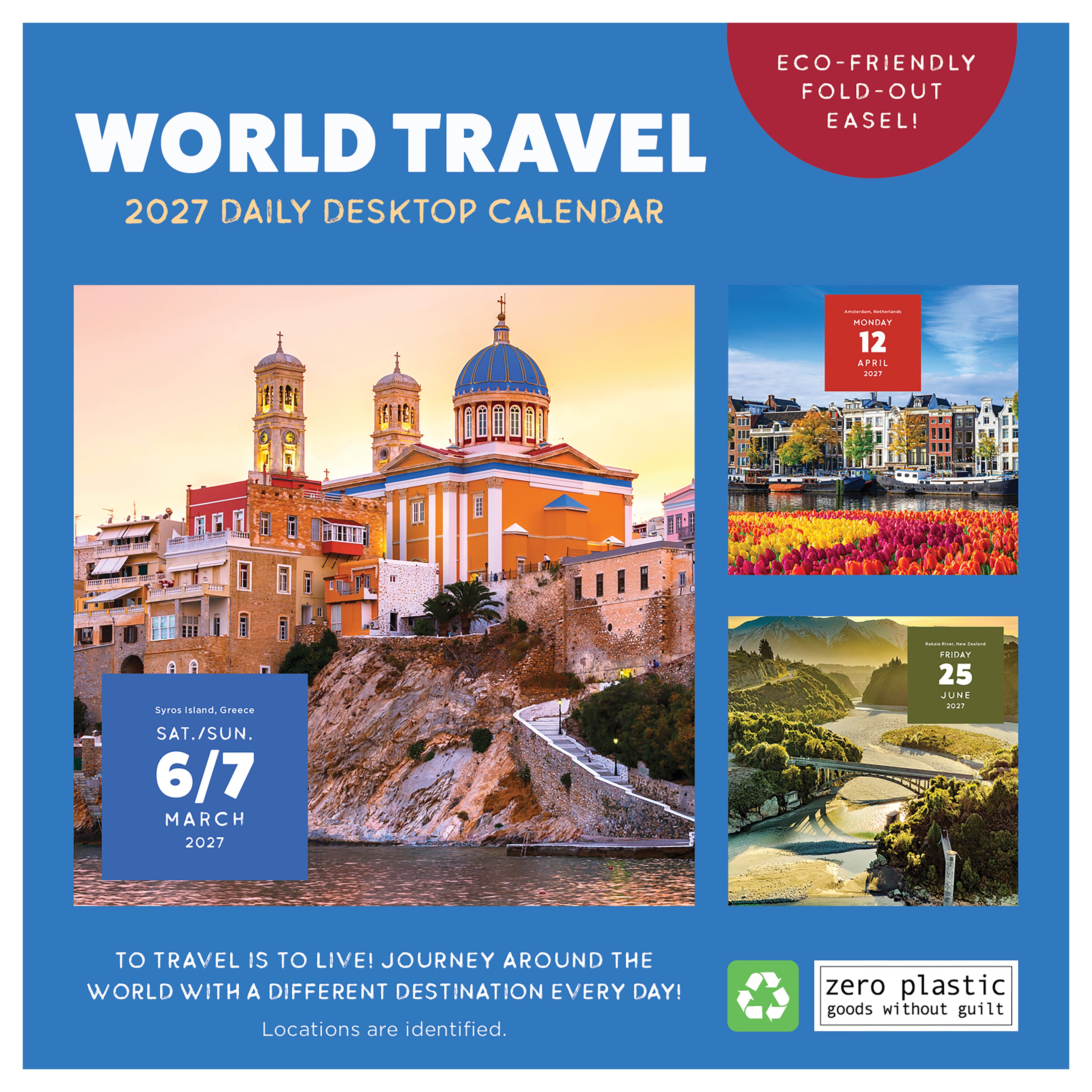2027 World Travel - Boxed Page-A-Day Calendar