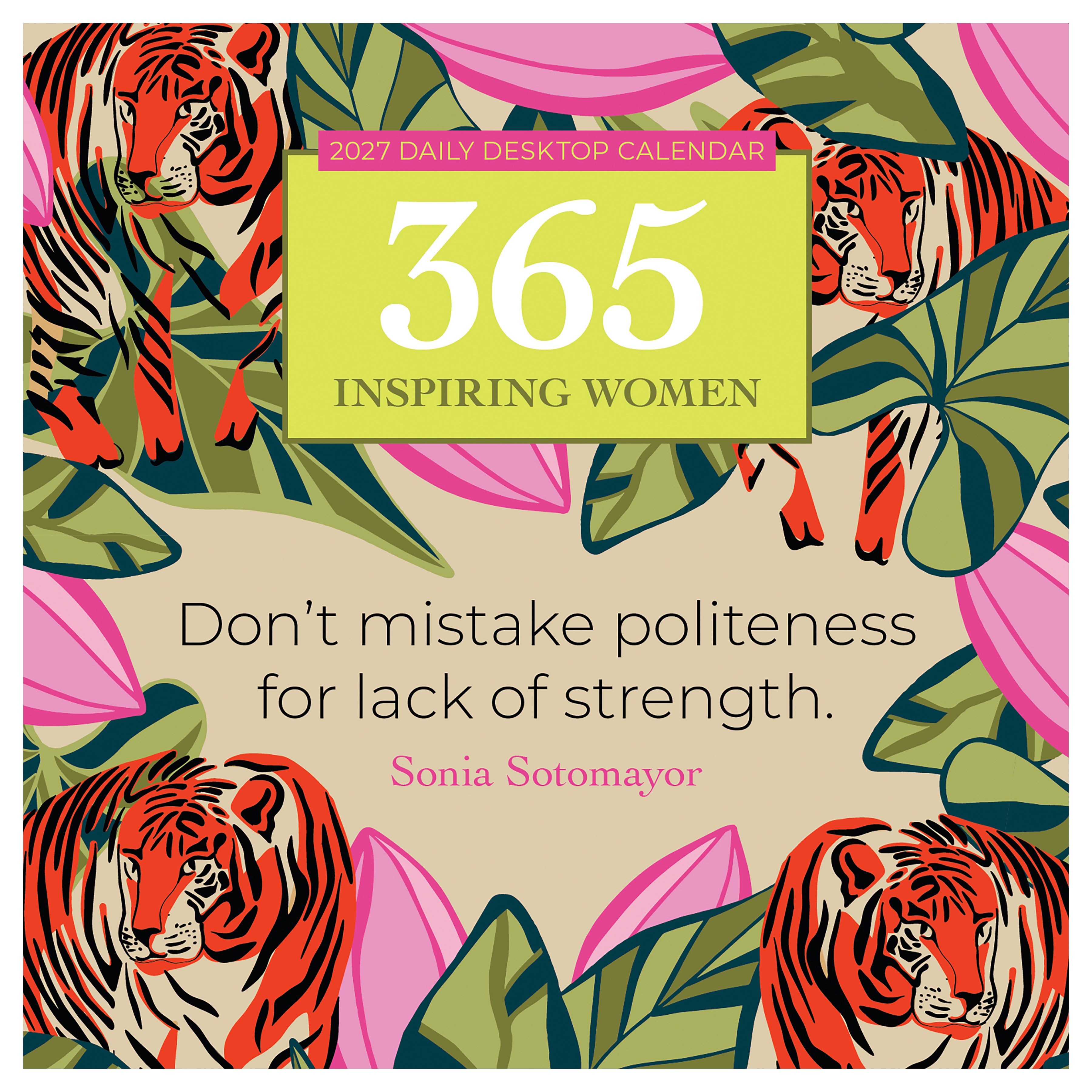 2027 365 Inspiring Women - Boxed Page-A-Day Calendar