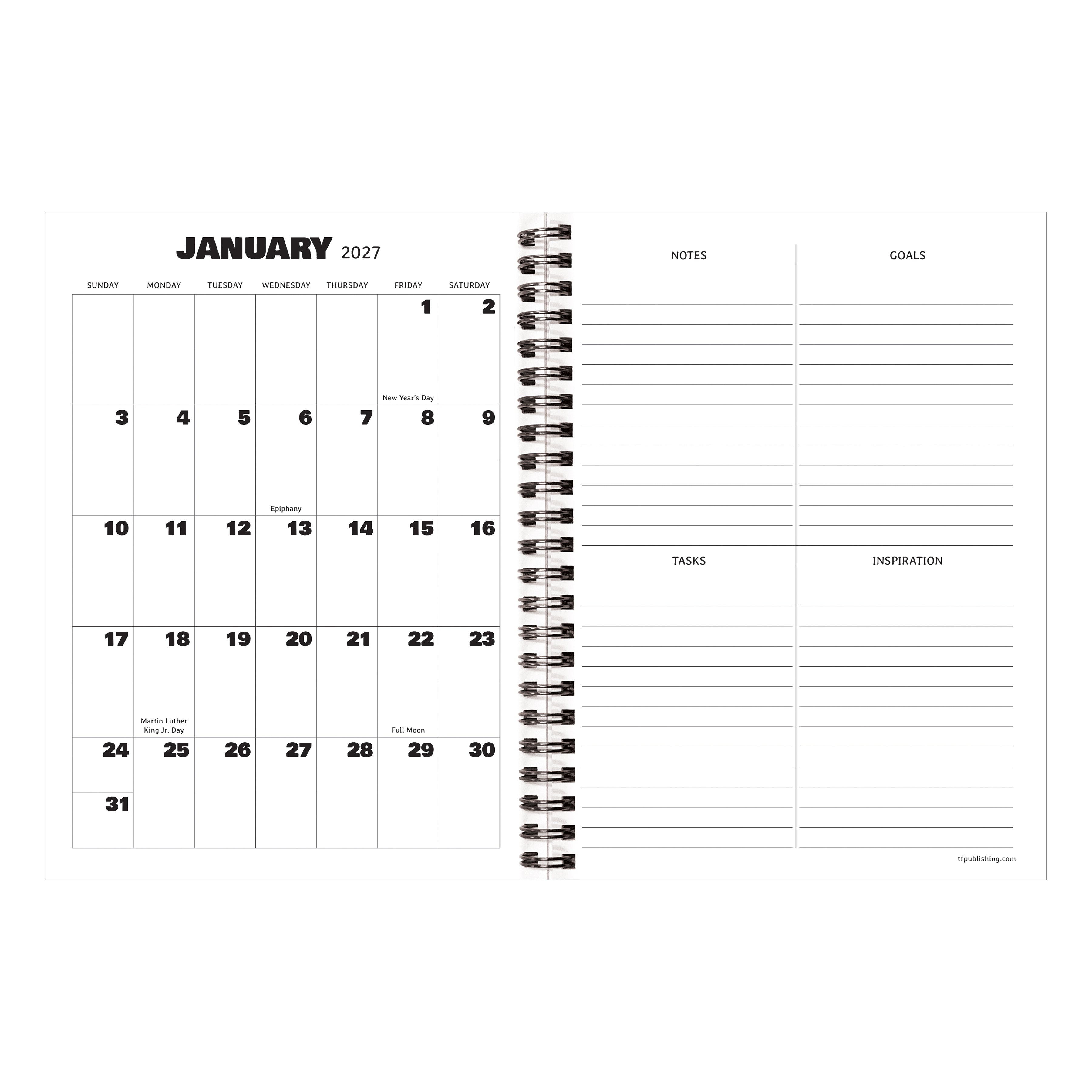 2027 Maxine - Medium Weekly and Monthly Diary/Planner