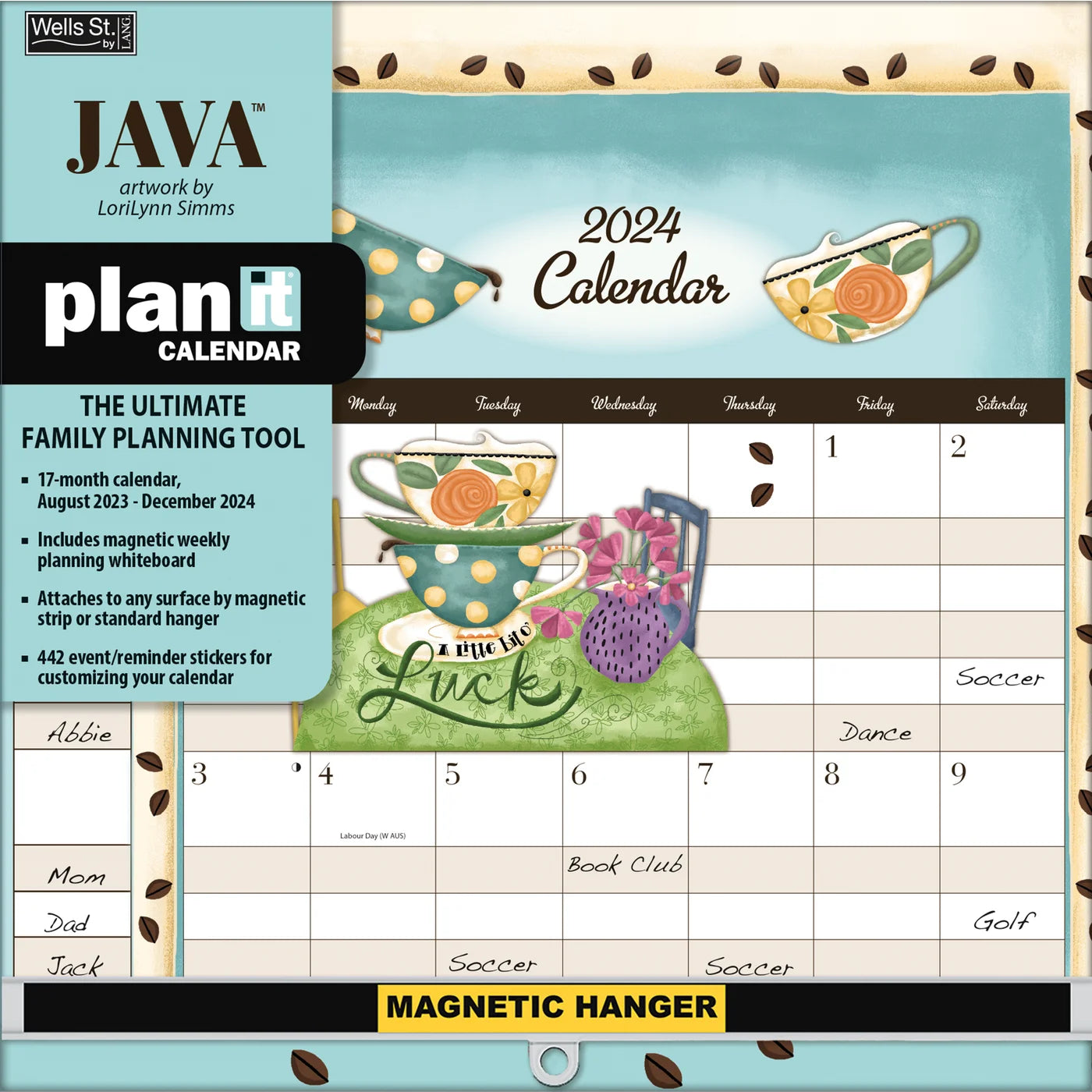 2024 Java - Plant It Square Wall Calendar