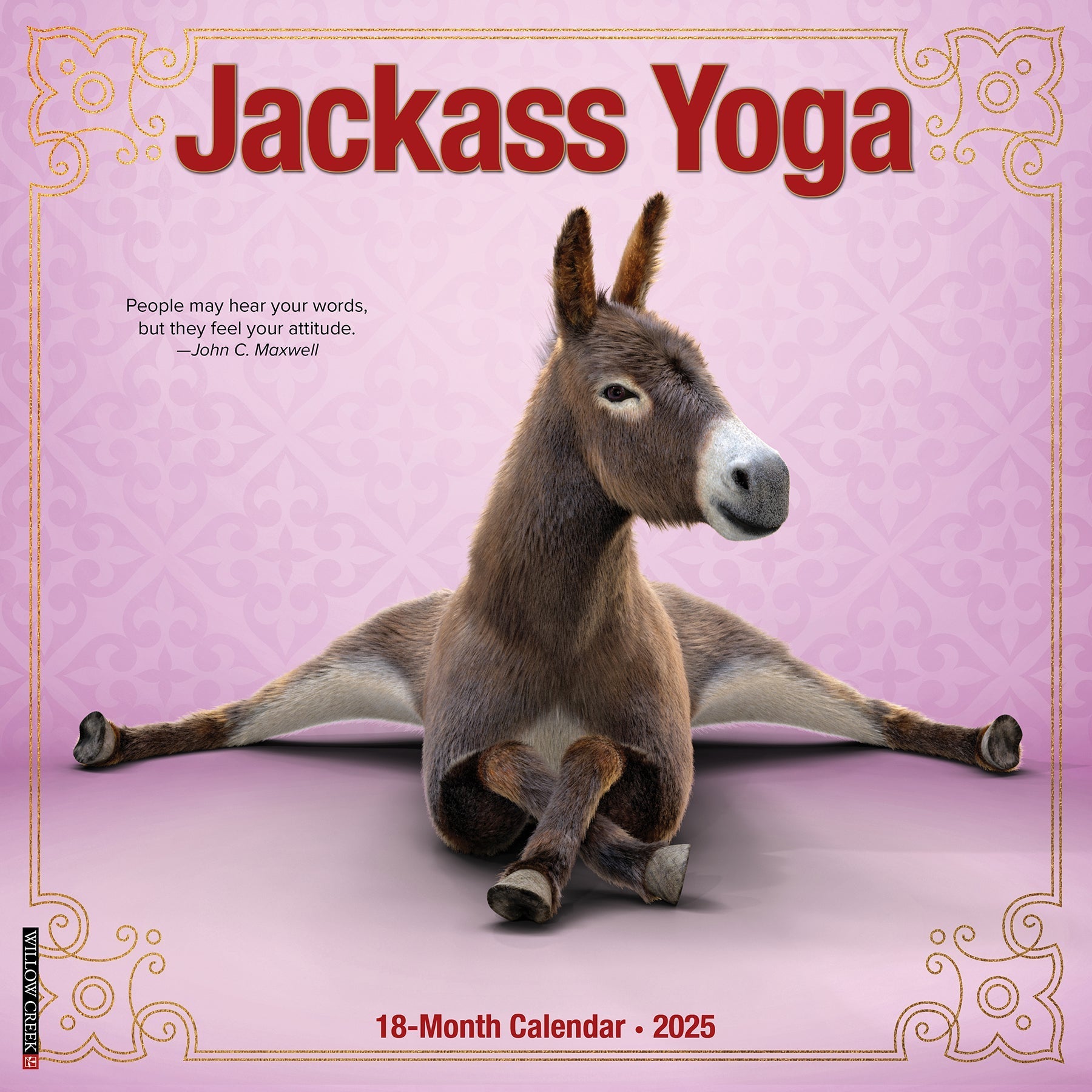 2025 Jackass Yoga - Square Wall Calendar (US Only)