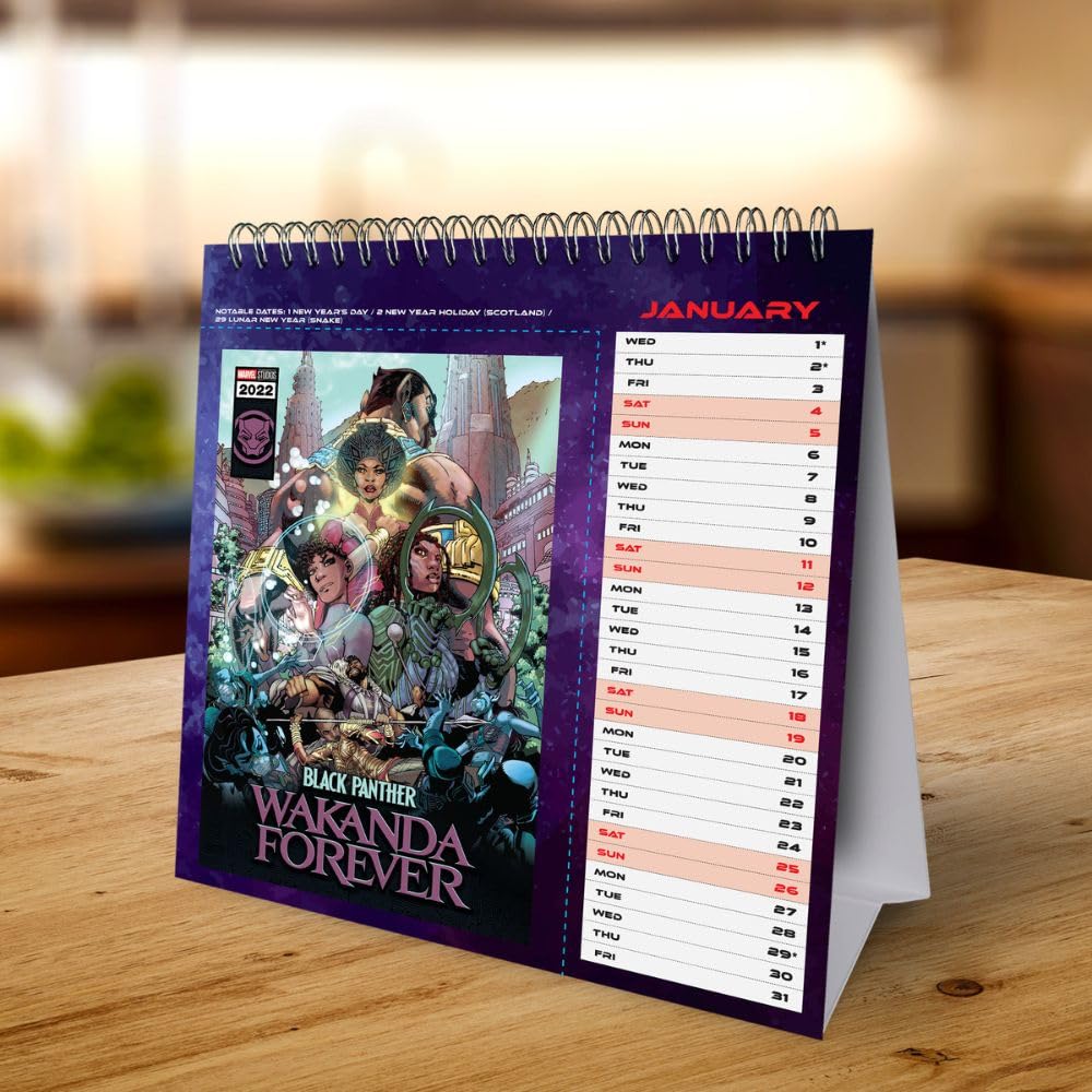 2025 Marvel - Desk Easel Calendar