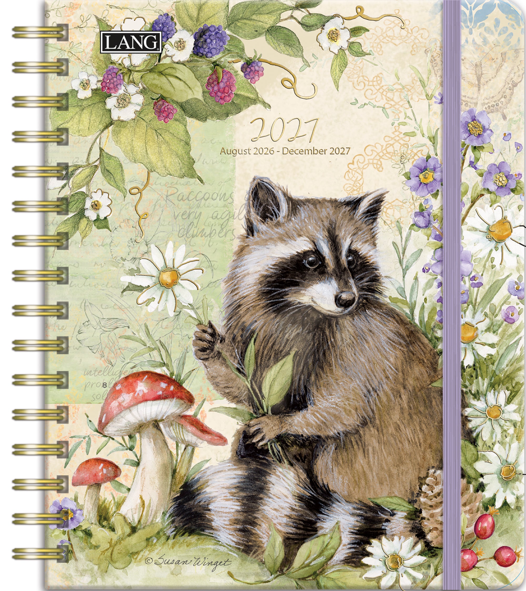 Flip Frame Wood Stained LANG & LEGACY Calendar Frame
