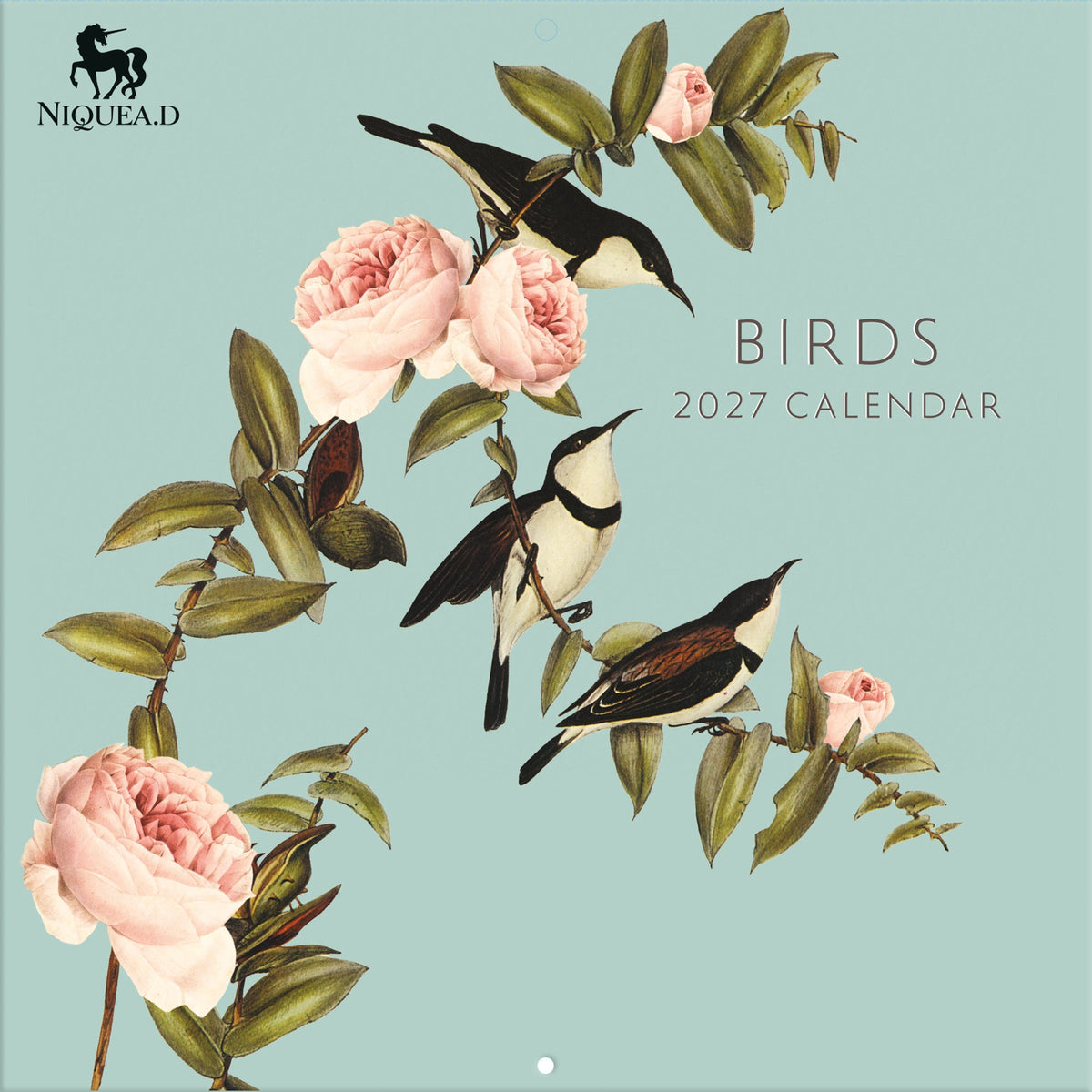 2027 Birds - Square Wall Calendar