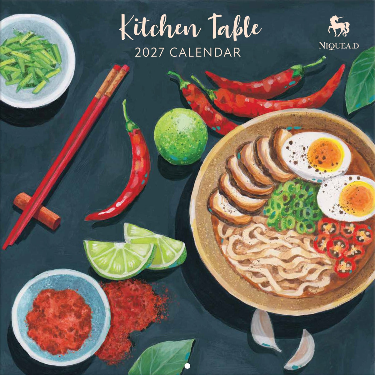 2027 Kitchen Table - Square Wall Calendar
