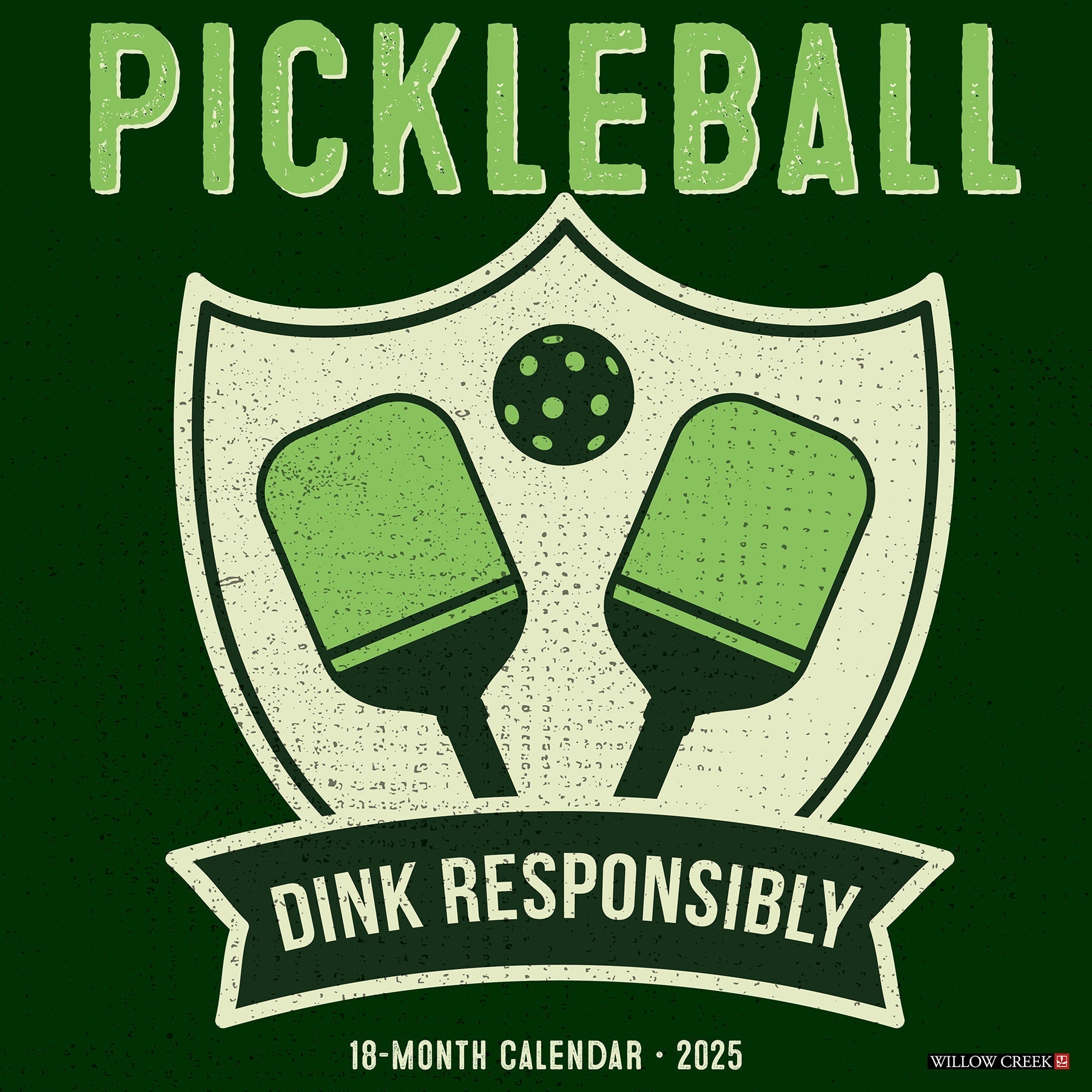 2025 Pickleball - Square Wall Calendar (US Only)